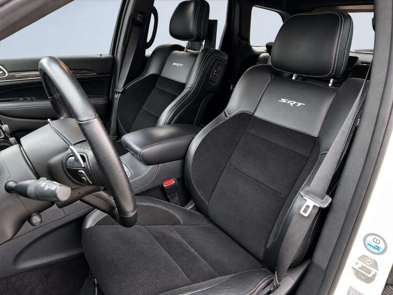 2017 Jeep Grand Cherokee 6.4L SRT AWD   Harman Kardon LOGIC7 Surround Sound   Bright White on Black Leather/Suede   8.4in Uconnect Touchscreen wit Photo