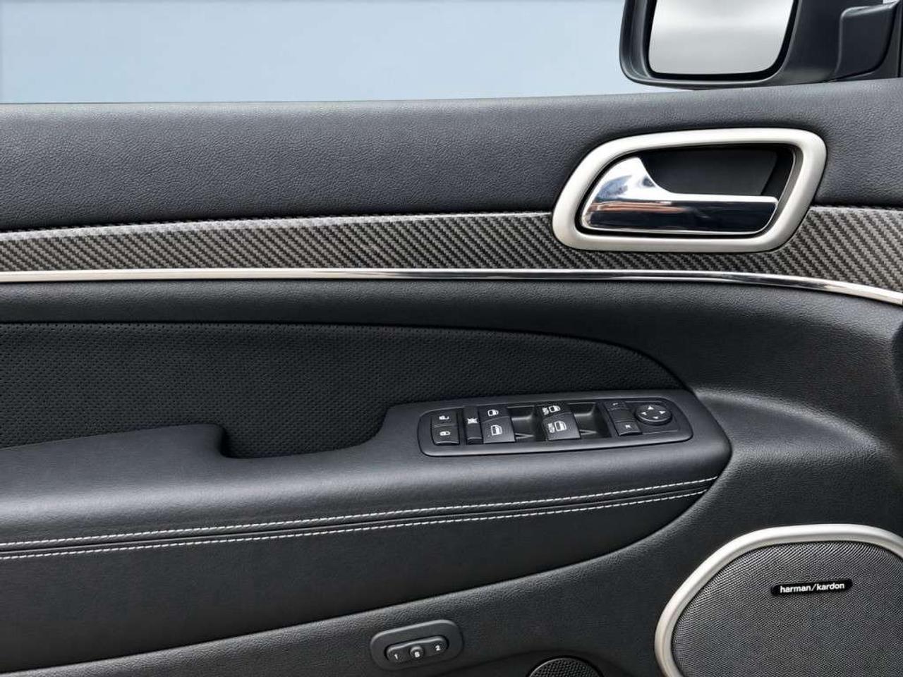 2017 Jeep Grand Cherokee 6.4L SRT AWD   Harman Kardon LOGIC7 Surround Sound   Bright White on Black Leather/Suede   8.4in Uconnect Touchscreen wit Photo