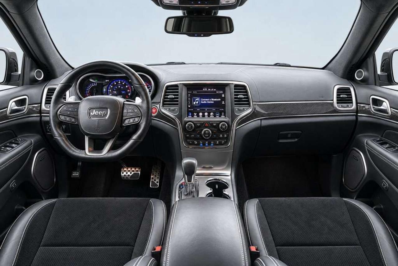 2017 Jeep Grand Cherokee 6.4L SRT AWD   Harman Kardon LOGIC7 Surround Sound   Bright White on Black Leather/Suede   8.4in Uconnect Touchscreen wit Photo