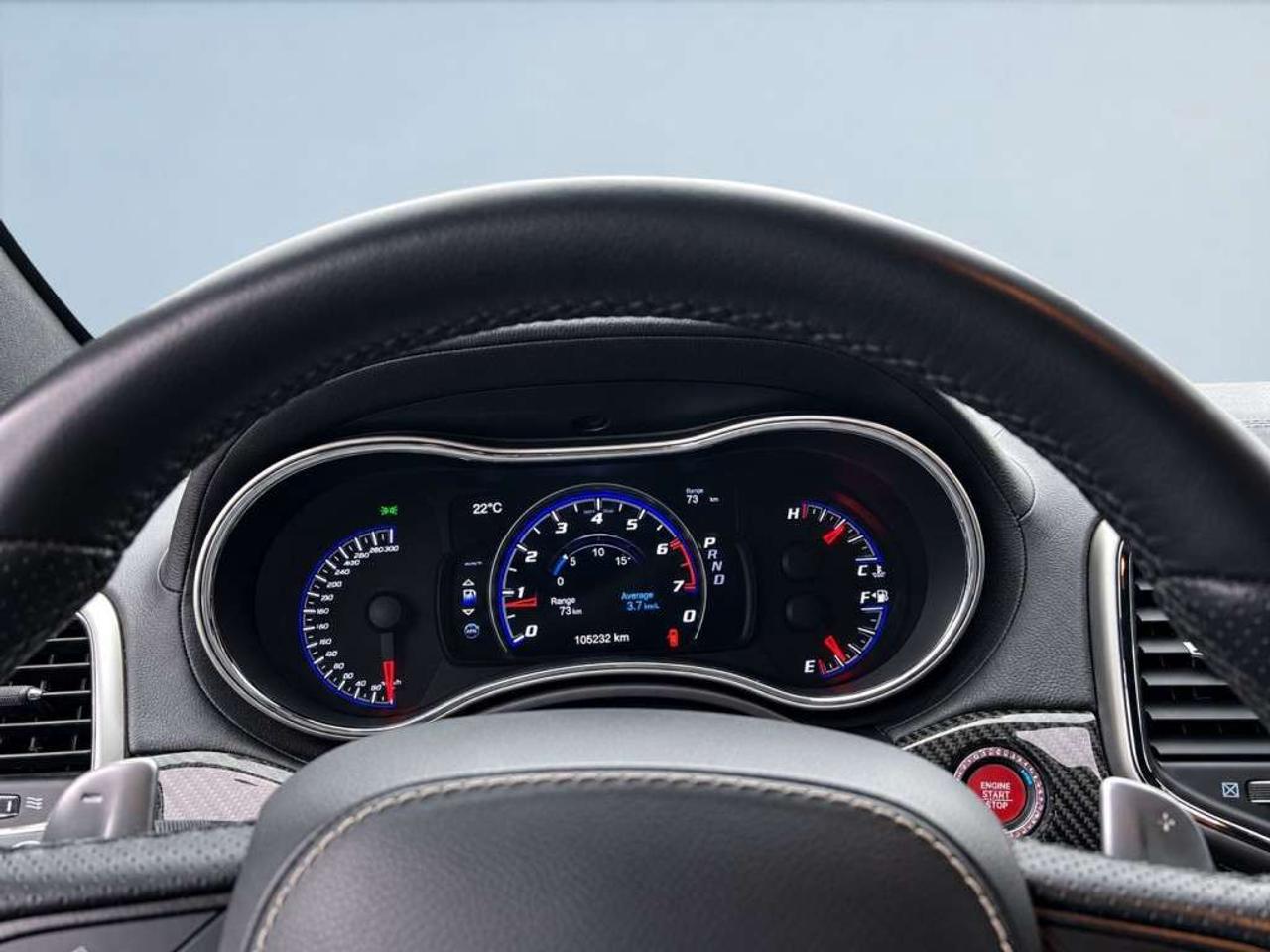 2017 Jeep Grand Cherokee 6.4L SRT AWD   Harman Kardon LOGIC7 Surround Sound   Bright White on Black Leather/Suede   8.4in Uconnect Touchscreen wit Photo