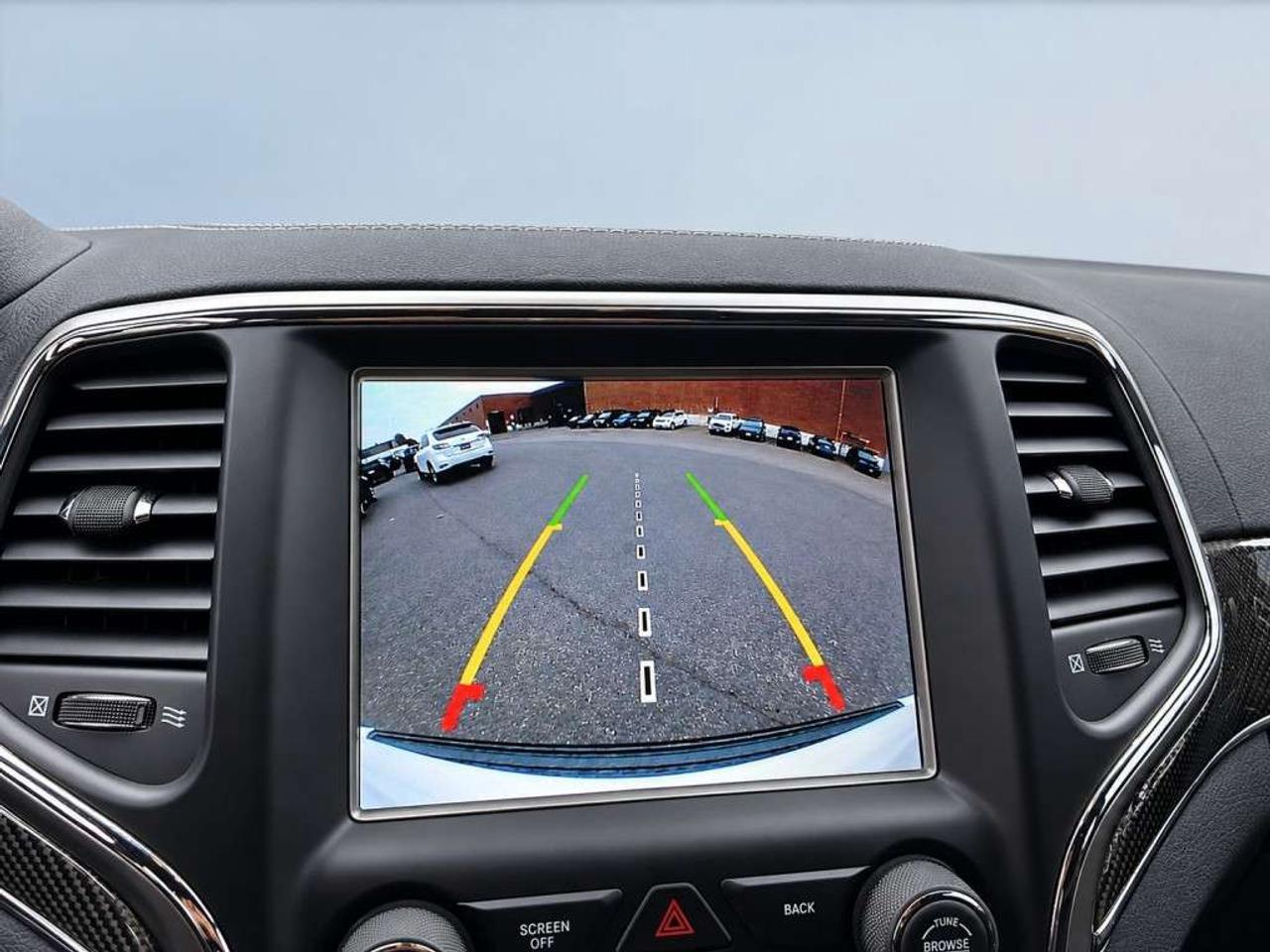 2017 Jeep Grand Cherokee 6.4L SRT AWD   Harman Kardon LOGIC7 Surround Sound   Bright White on Black Leather/Suede   8.4in Uconnect Touchscreen wit Photo