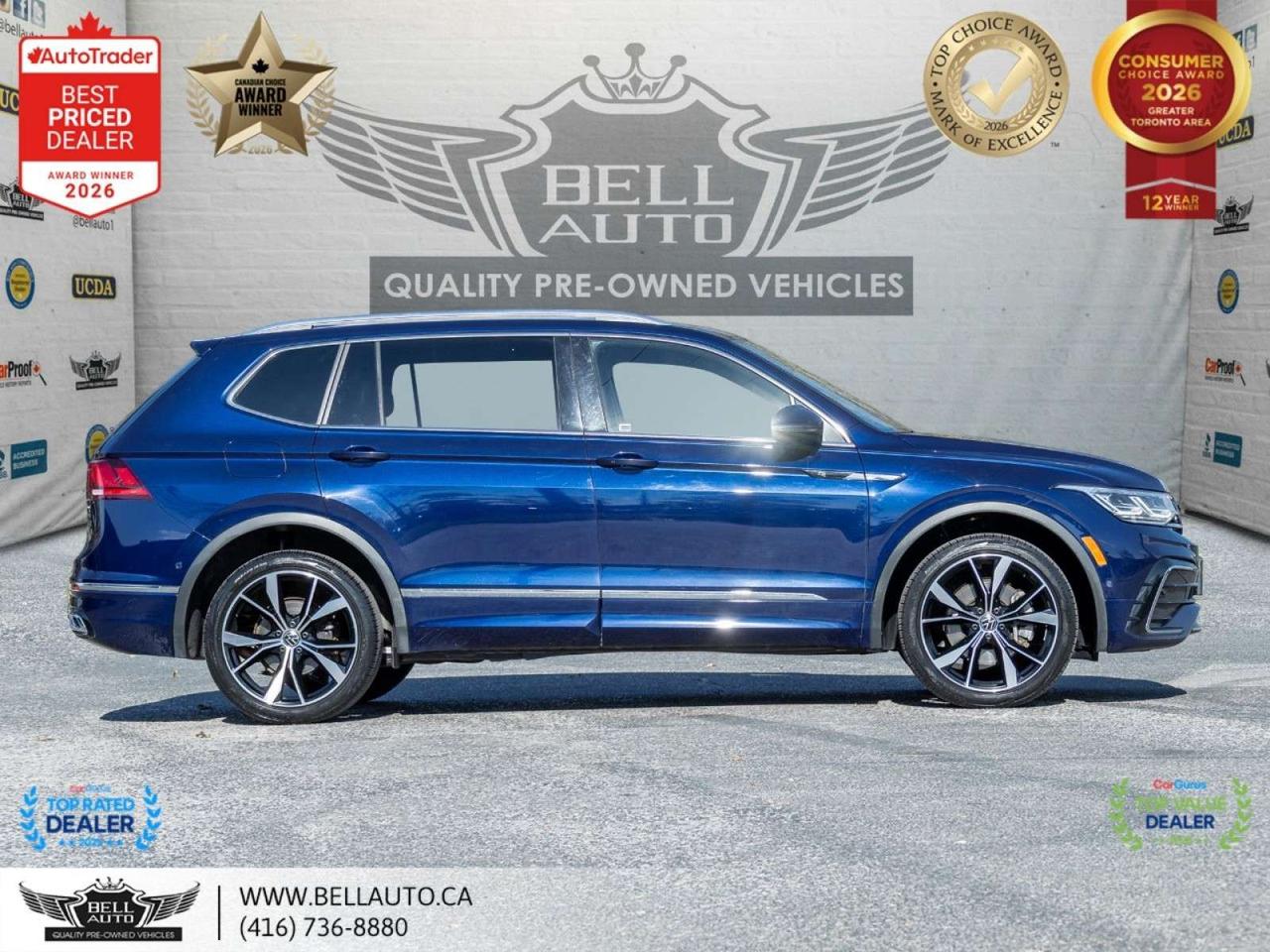 2022 Volkswagen Tiguan Highline R-Line   7PASS   NAVI   B.CAM   PANO   FENDERAUDIO   WRLSCHRGR   NOACCIDENT Photo