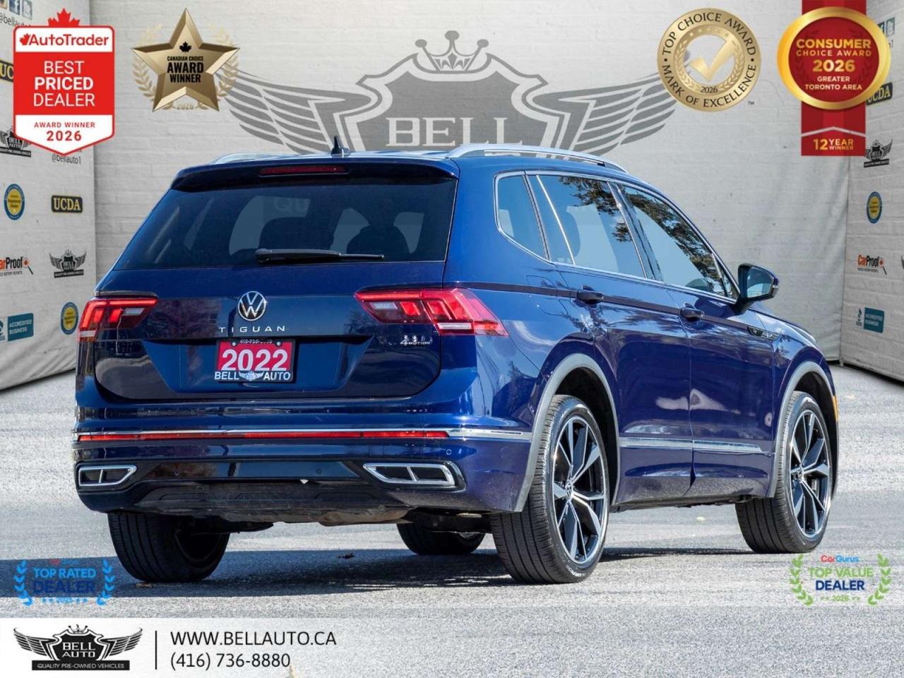 2022 Volkswagen Tiguan Highline R-Line   7PASS   NAVI   B.CAM   PANO   FENDERAUDIO   WRLSCHRGR   NOACCIDENT Photo