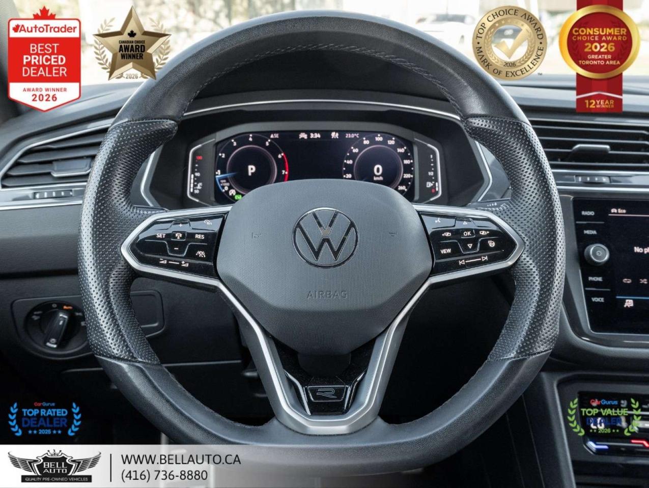 2022 Volkswagen Tiguan Highline R-Line   7PASS   NAVI   B.CAM   PANO   FENDERAUDIO   WRLSCHRGR   NOACCIDENT Photo