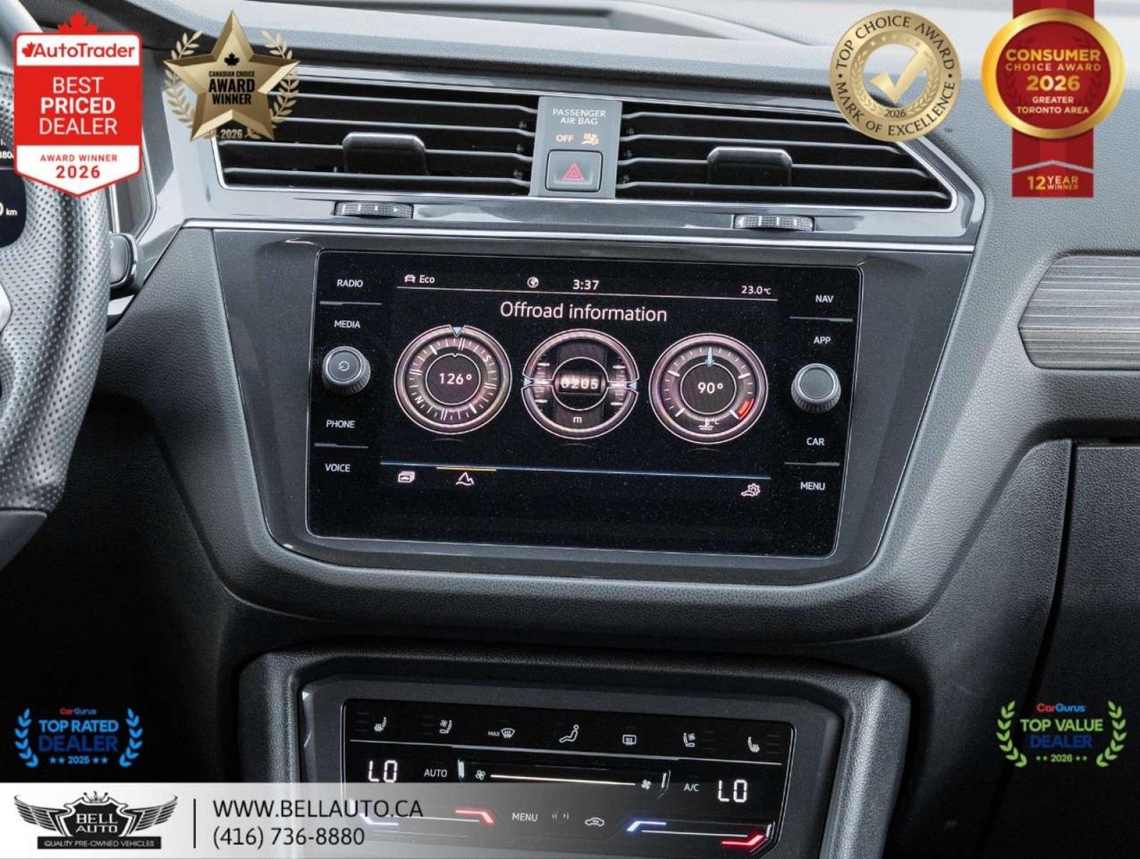 2022 Volkswagen Tiguan Highline R-Line   7PASS   NAVI   B.CAM   PANO   FENDERAUDIO   WRLSCHRGR   NOACCIDENT Photo
