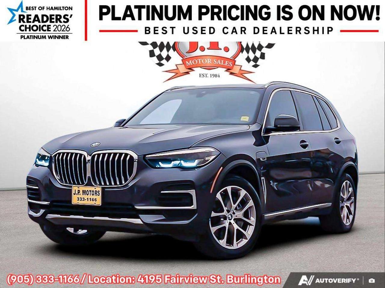 2022 BMW X5 xDrive45e Apple CarPlay & Android Auto • Power Sunroof • Heated Front Seats • Navigation System • Power Driver Seat • Rea Photo