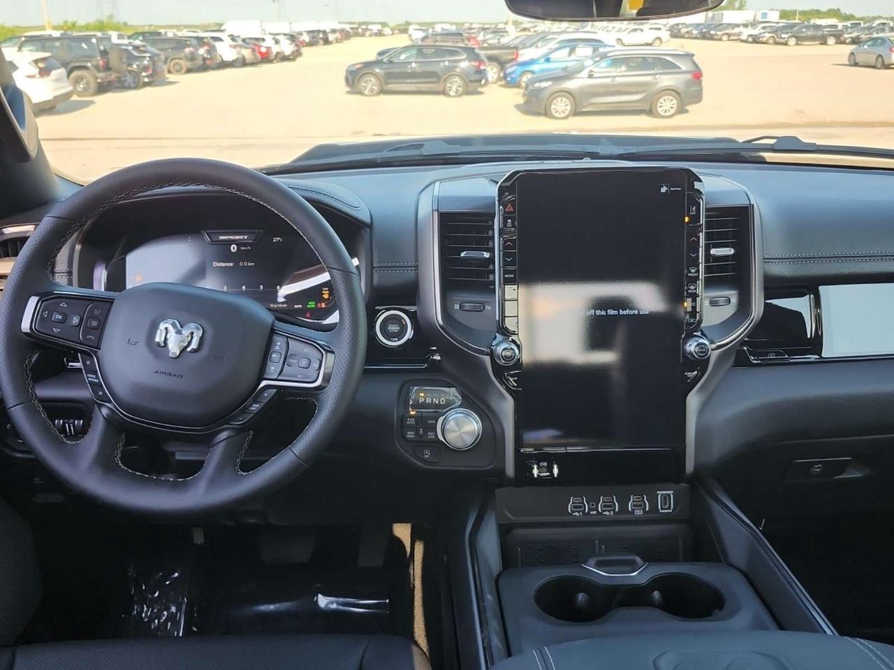 2026 RAM 1500 Sport   PANORAMIC SUNROOF   HEATED/VENTILATED LEATHER   HARMAN KARDON   PASSENGER DISPLAY Photo