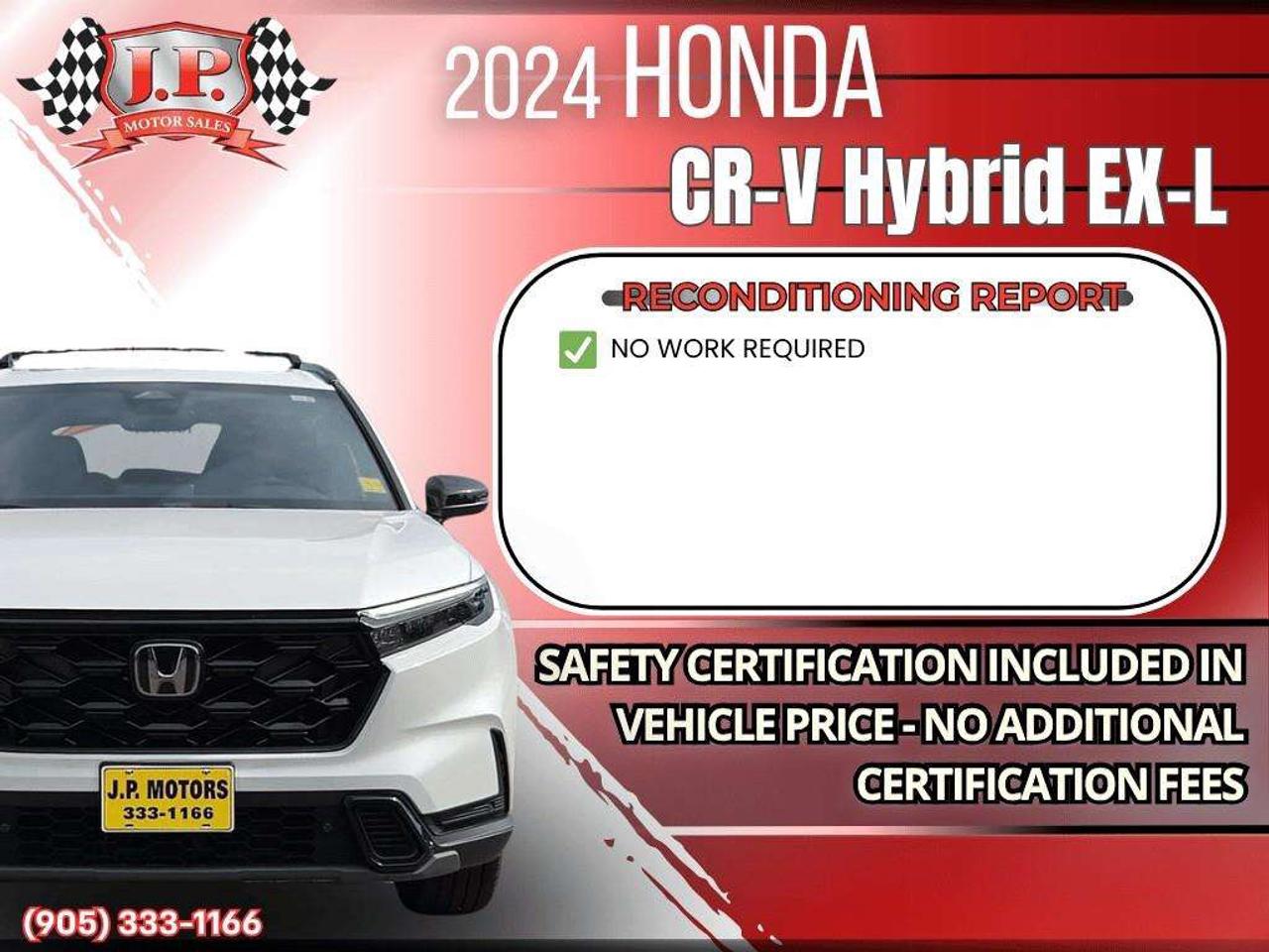 2024 Honda CR-V EX-L Apple CarPlay & Android Auto • Power Sunroof • Leather Seating • Remote Start System • Heated Front Seats • Rear Par Photo
