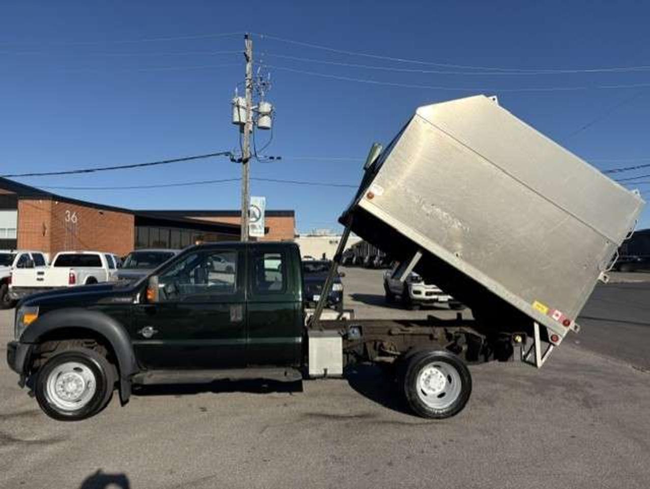 2015 Ford F-550 6.7L POWER STROKE DIESEL-ELOQUIP DUMP BOX-DUALLY!! Photo
