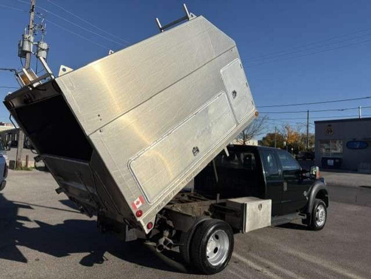 2015 Ford F-550 6.7L POWER STROKE DIESEL-ELOQUIP DUMP BOX-DUALLY!! Photo