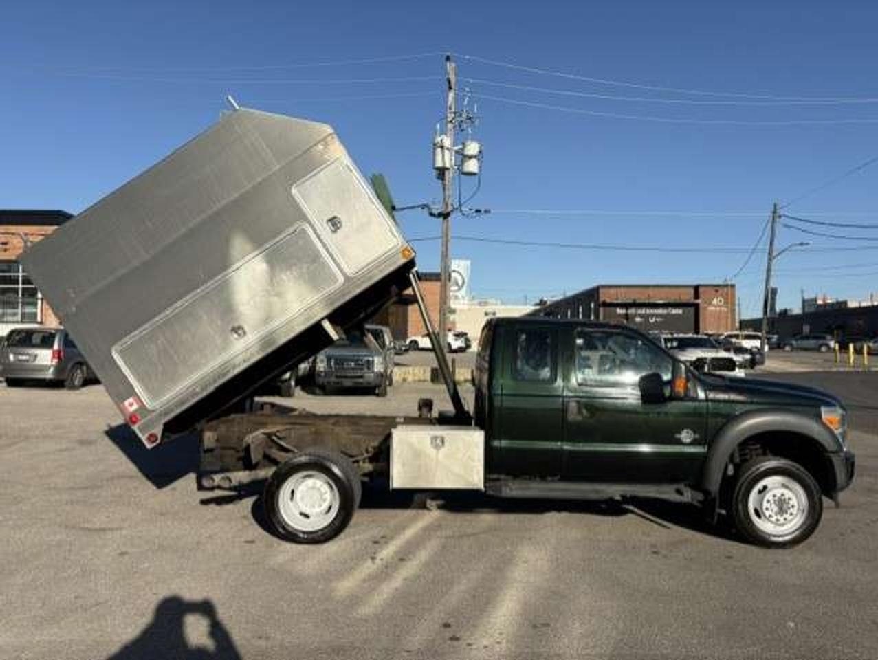 2015 Ford F-550 6.7L POWER STROKE DIESEL-ELOQUIP DUMP BOX-DUALLY!! Photo