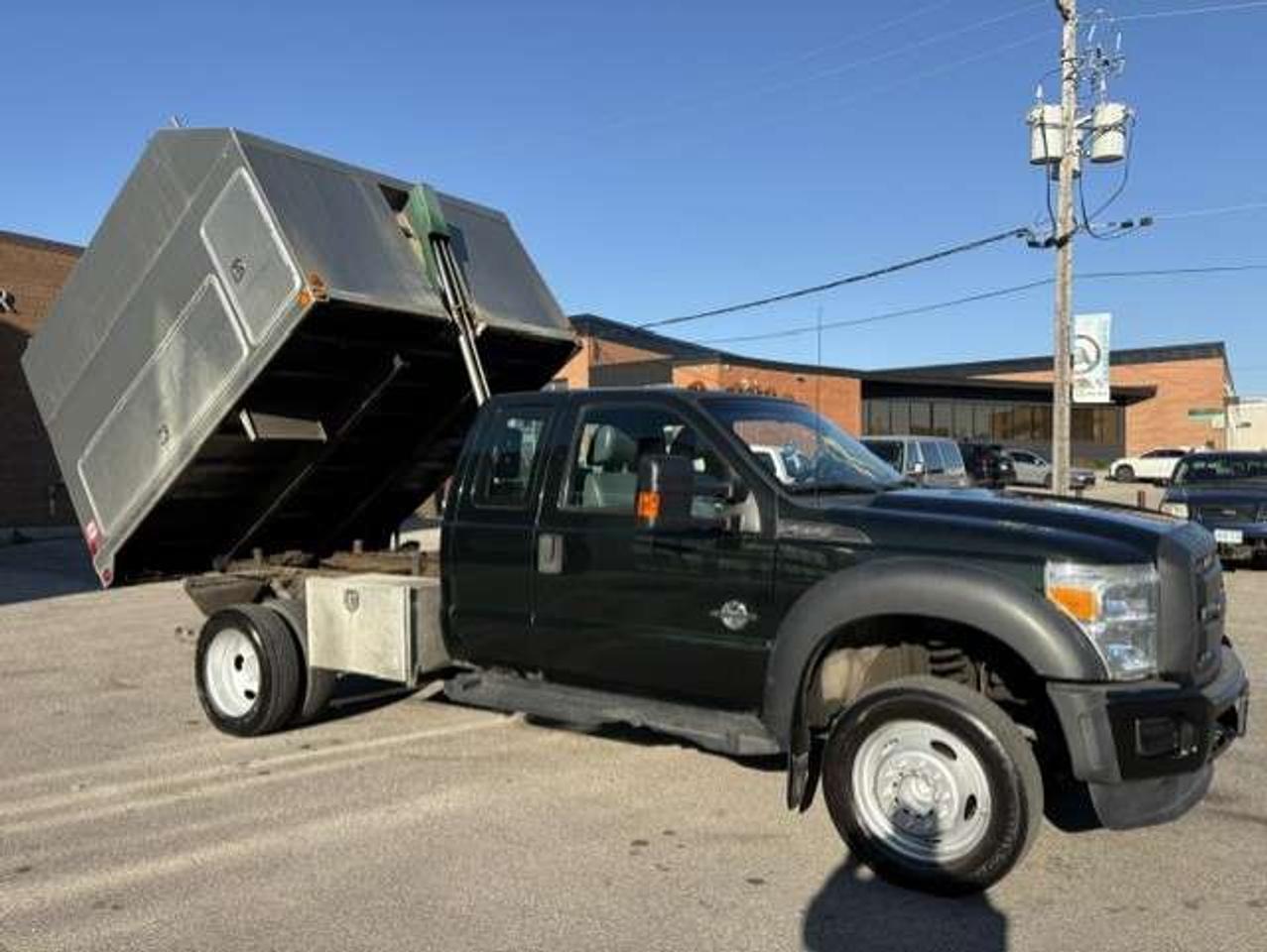 2015 Ford F-550 6.7L POWER STROKE DIESEL-ELOQUIP DUMP BOX-DUALLY!! Photo