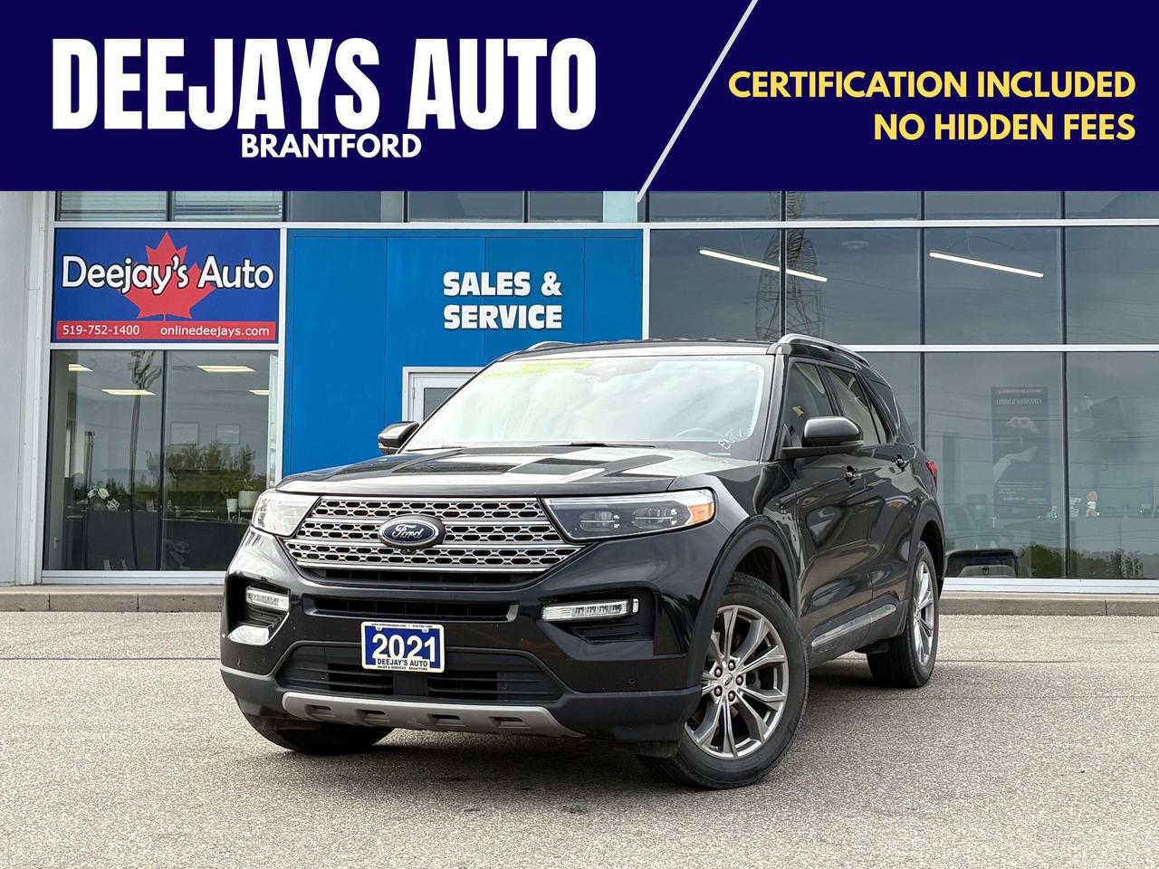 2021 Ford Explorer Limited 4WD   Leather   NAV   Clean Carfax Photo