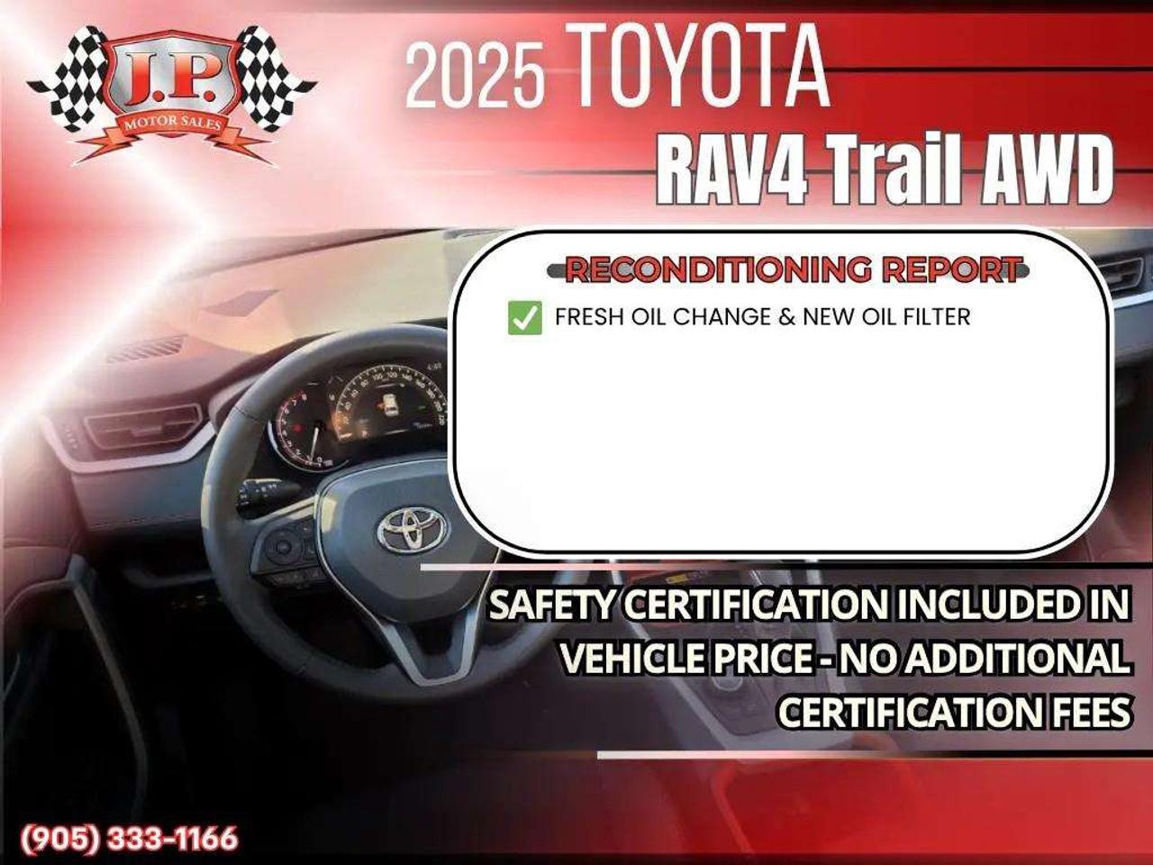 2025 Toyota RAV4 Trail Apple CarPlay & Android Auto • Power Sunroof • Built-In Wi-Fi Hotspot • Remote Start System • Heated Front Seats • Photo2