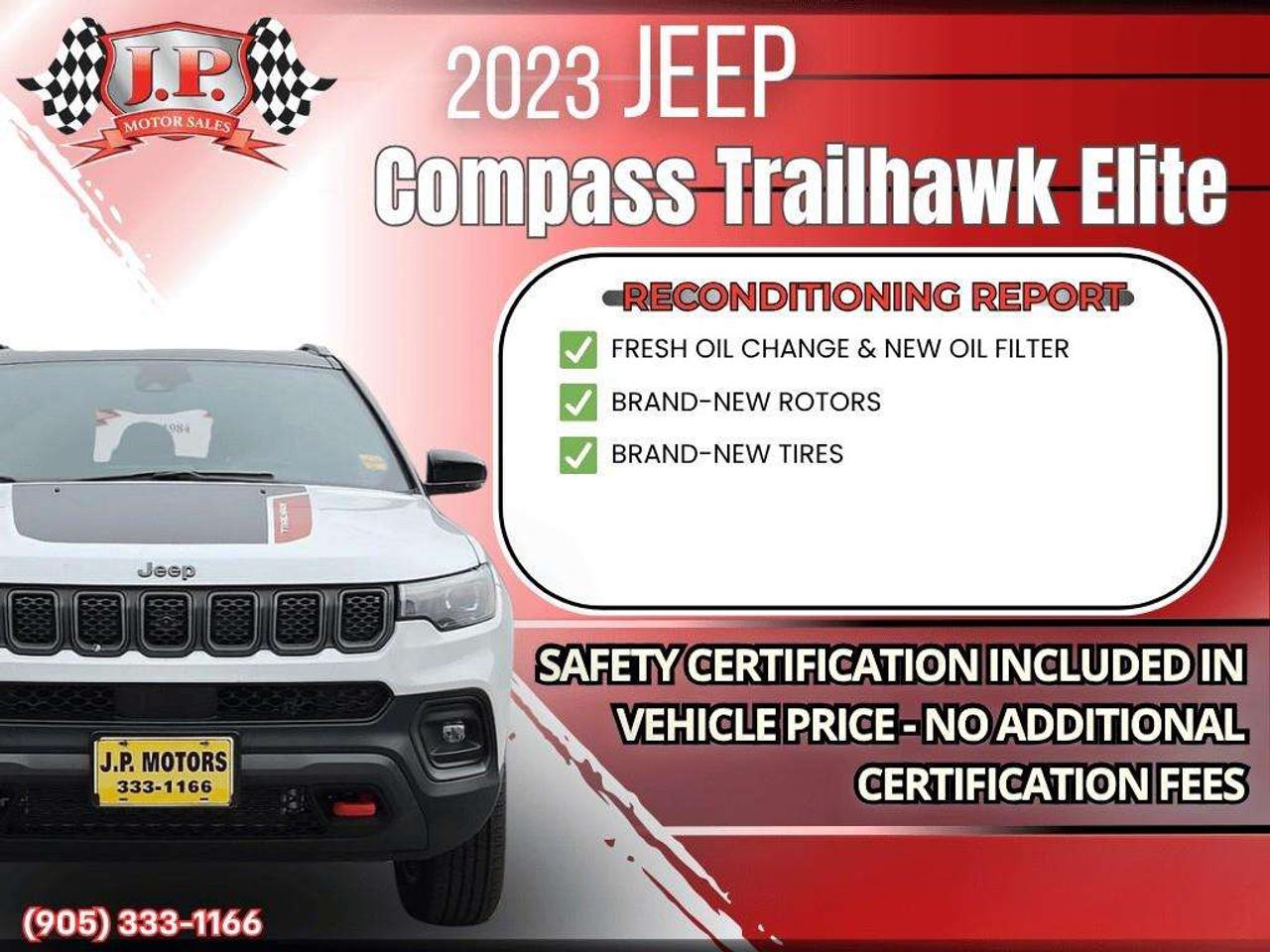 2023 Jeep Compass Trailhawk Apple CarPlay & Android Auto • Built-In Navigation System • Remote Start System • Heated Front Seats • Lane Ass Photo