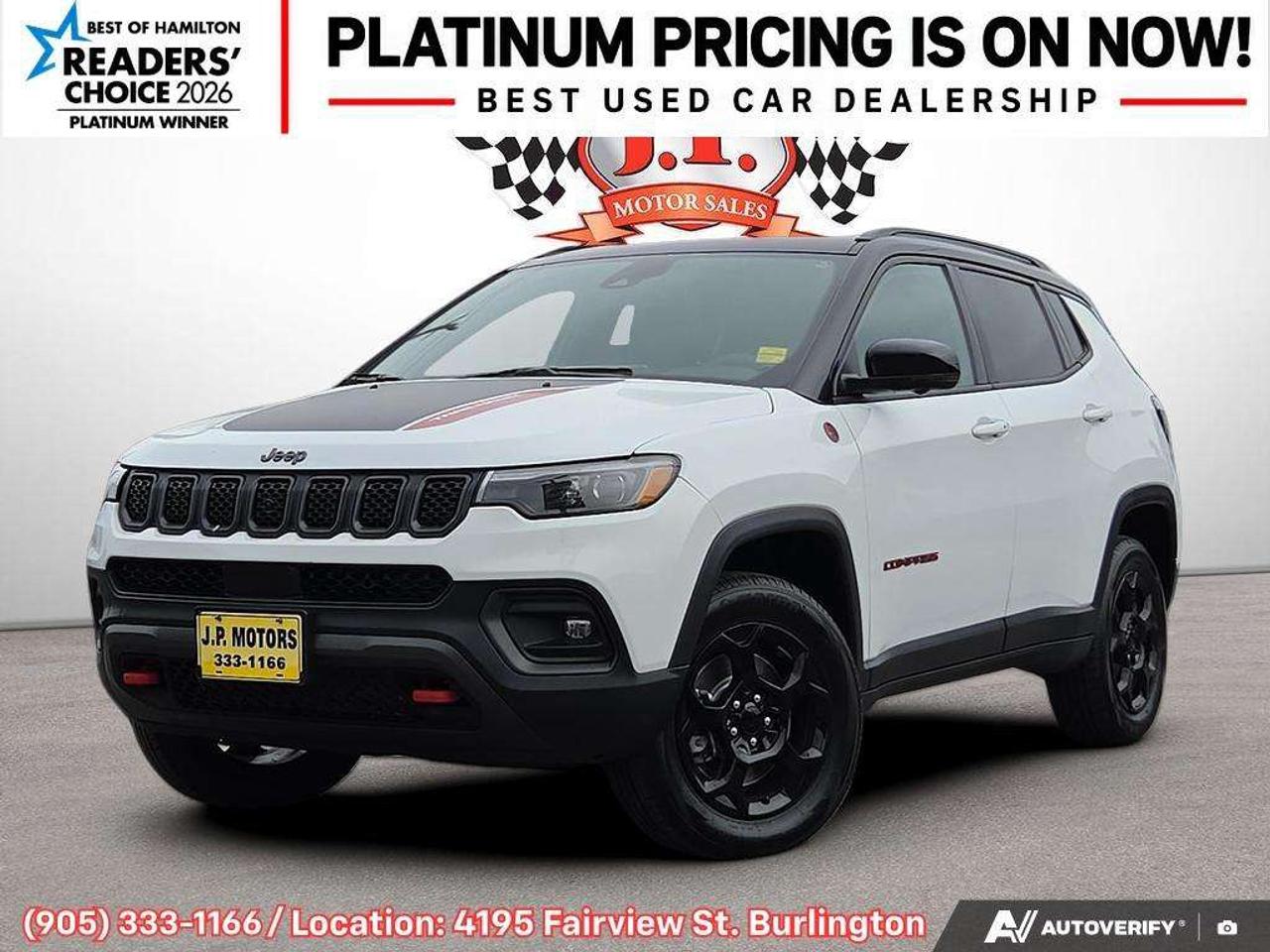 2023 Jeep Compass Trailhawk Apple CarPlay & Android Auto • Built-In Navigation System • Remote Start System • Heated Front Seats • Lane Ass Photo0