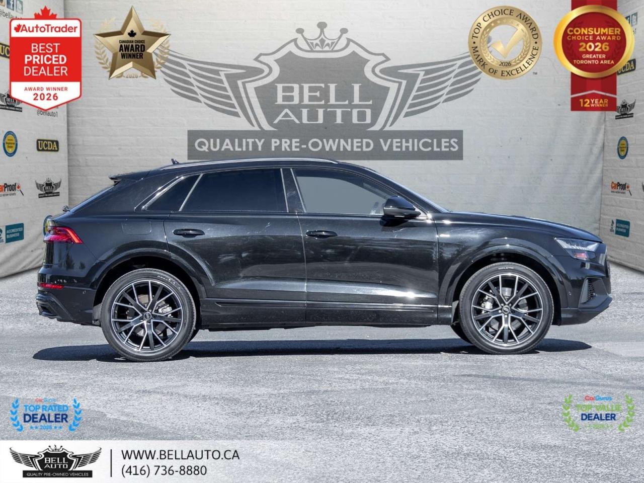 2023 Audi Q8 Progressiv   S-LINE   BLKOPTIC   NAVI   360CAM   PANO   B&O   NOACCIDENT Photo