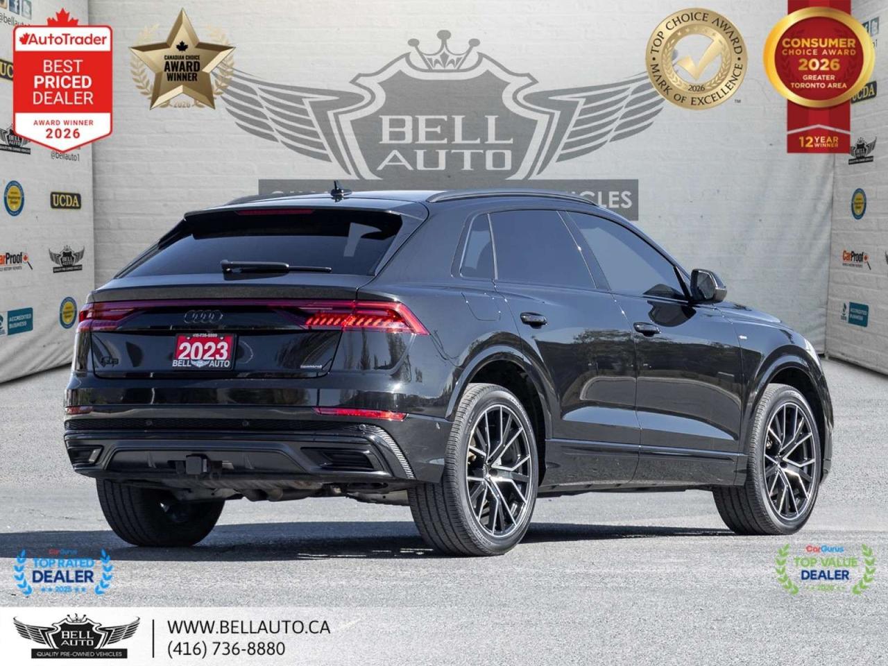 2023 Audi Q8 Progressiv   S-LINE   BLKOPTIC   NAVI   360CAM   PANO   B&O   NOACCIDENT Photo