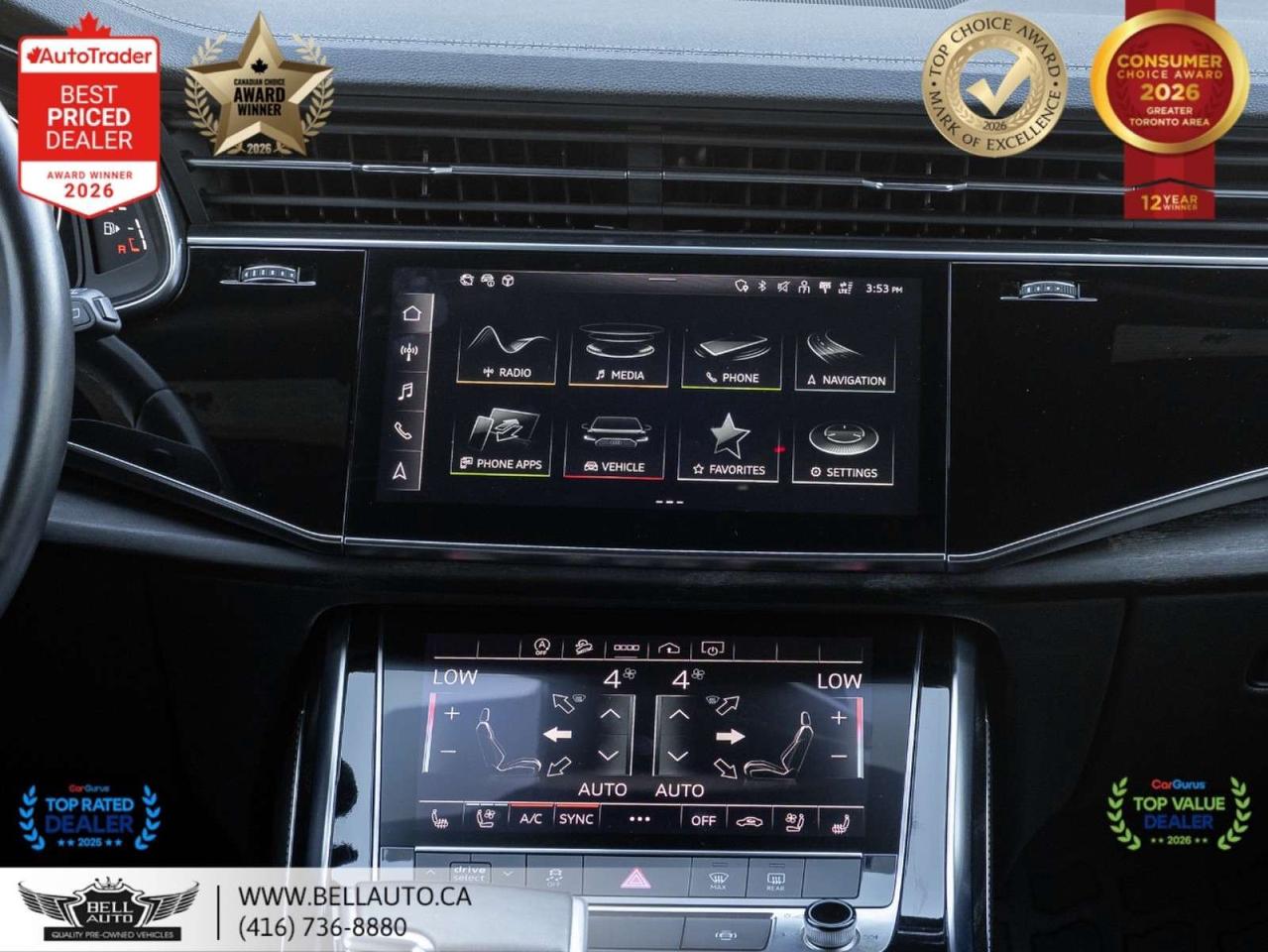2023 Audi Q8 Progressiv   S-LINE   BLKOPTIC   NAVI   360CAM   PANO   B&O   NOACCIDENT Photo
