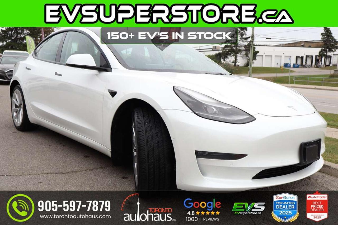 2022 Tesla Model 3 LR AWD I 100+ EV's at EVSUPERSTORE.ca Photo
