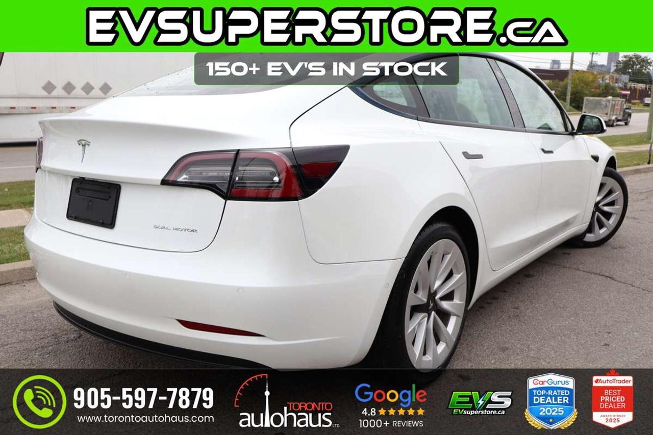 2022 Tesla Model 3 LR AWD I 100+ EV's at EVSUPERSTORE.ca Photo
