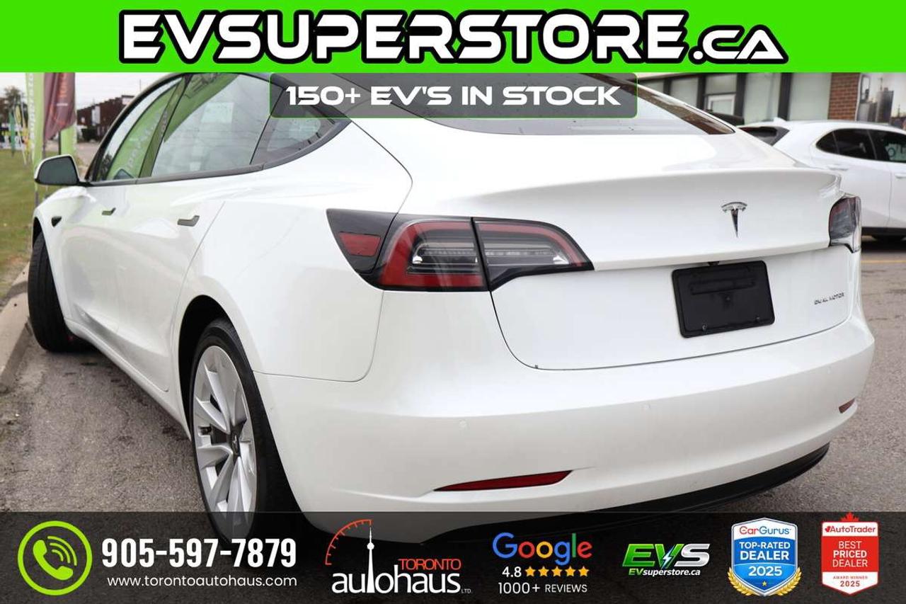 2022 Tesla Model 3 LR AWD I 100+ EV's at EVSUPERSTORE.ca Photo