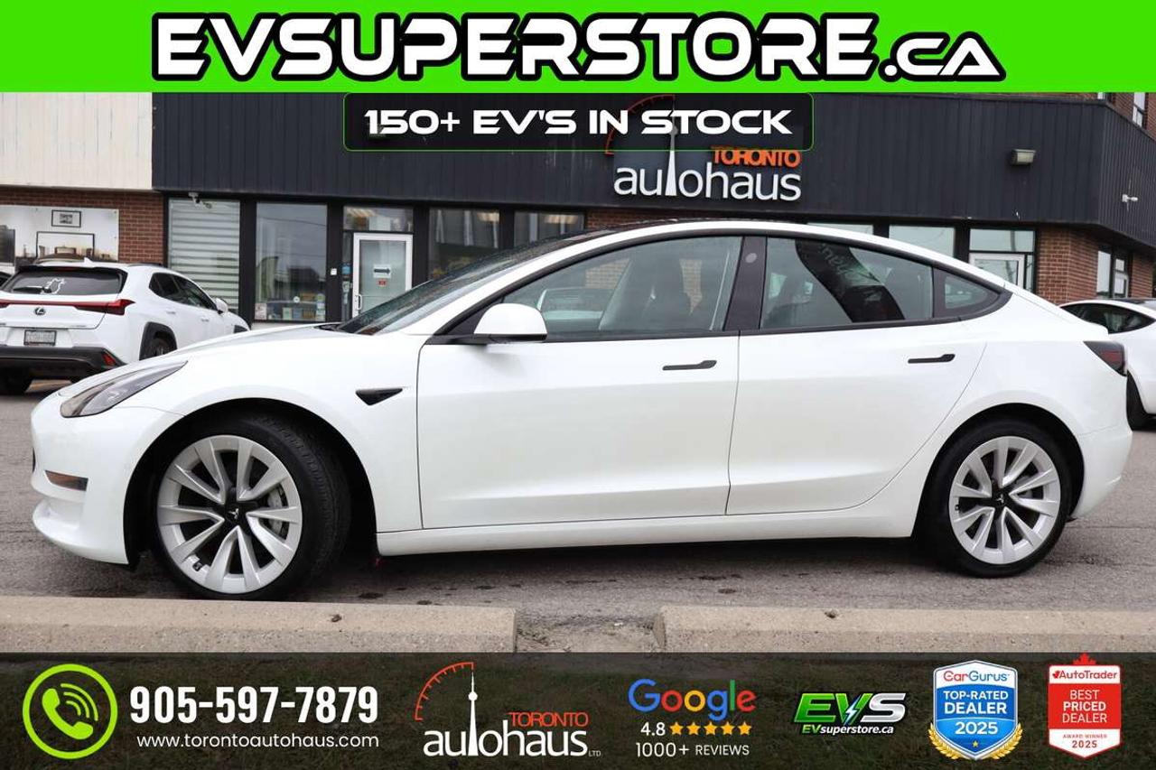 2022 Tesla Model 3 LR AWD I 100+ EV's at EVSUPERSTORE.ca Photo