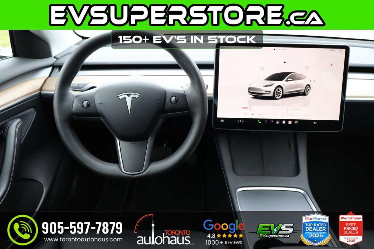 2022 Tesla Model 3 LR AWD I 100+ EV's at EVSUPERSTORE.ca Photo