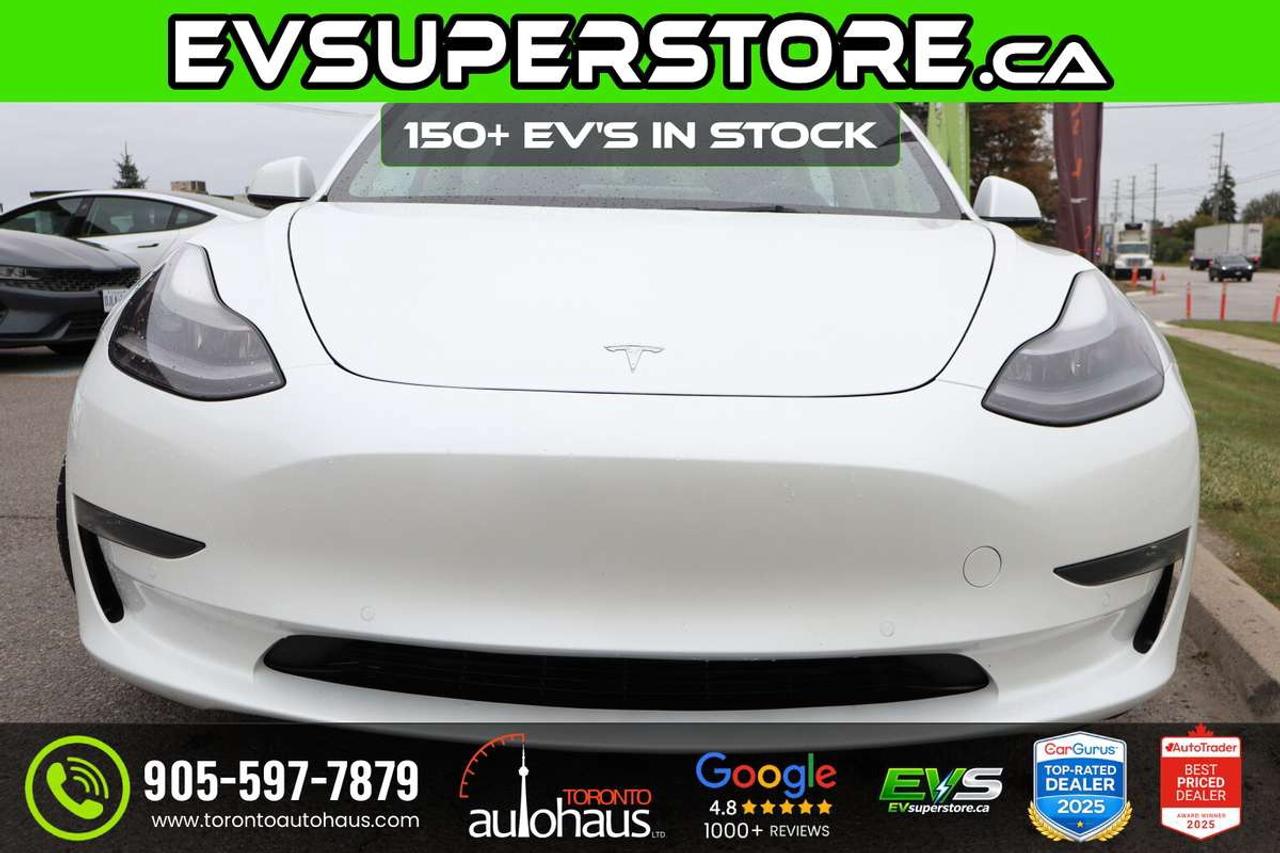 2022 Tesla Model 3 LR AWD I 100+ EV's at EVSUPERSTORE.ca Photo1