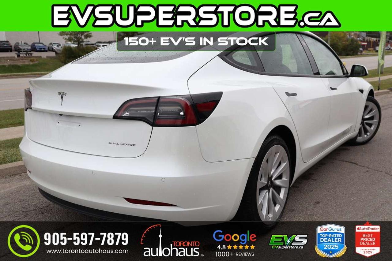 2022 Tesla Model 3 LR AWD I 100+ EV's at EVSUPERSTORE.ca Photo