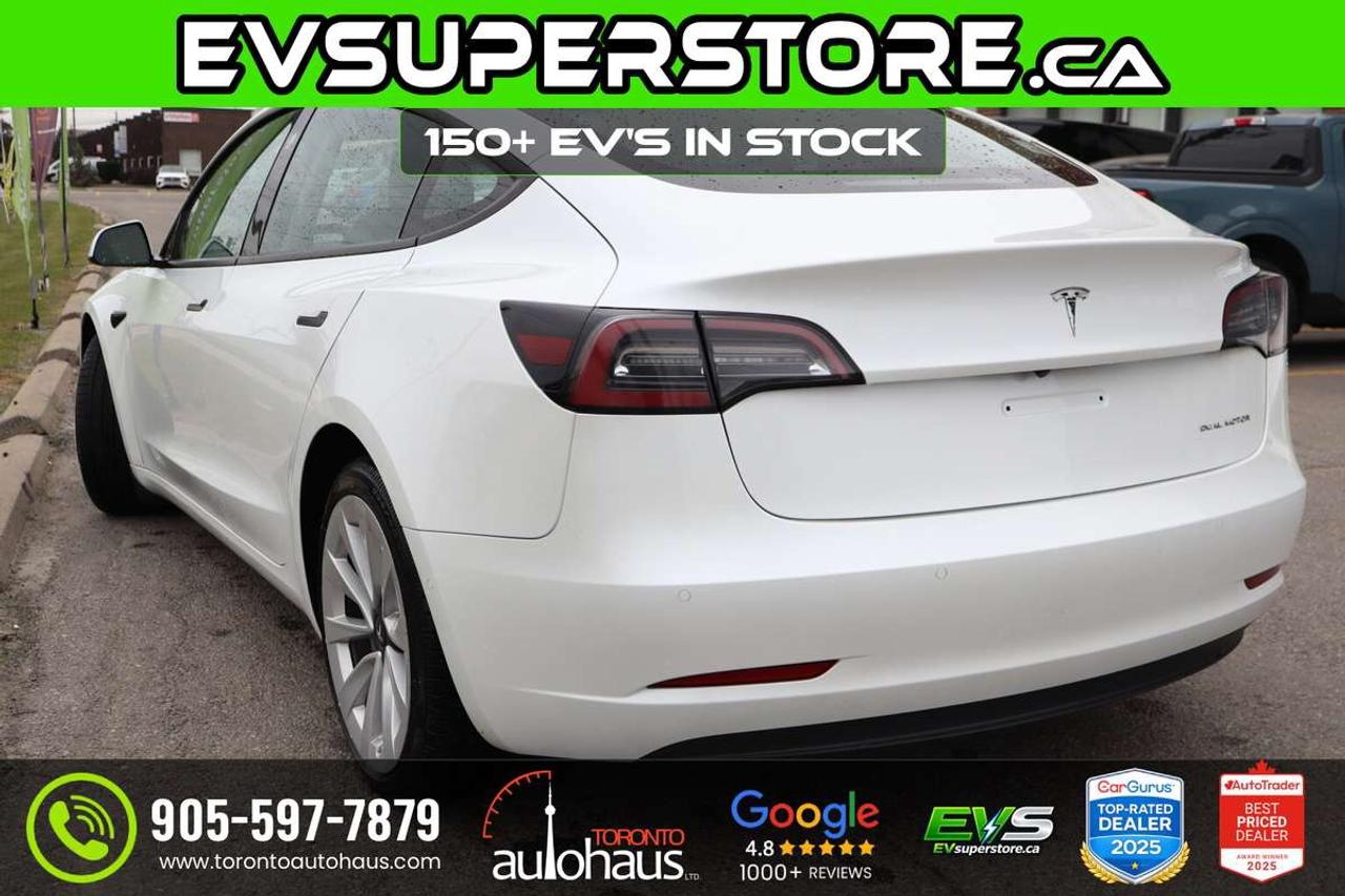 2022 Tesla Model 3 LR AWD I 100+ EV's at EVSUPERSTORE.ca Photo