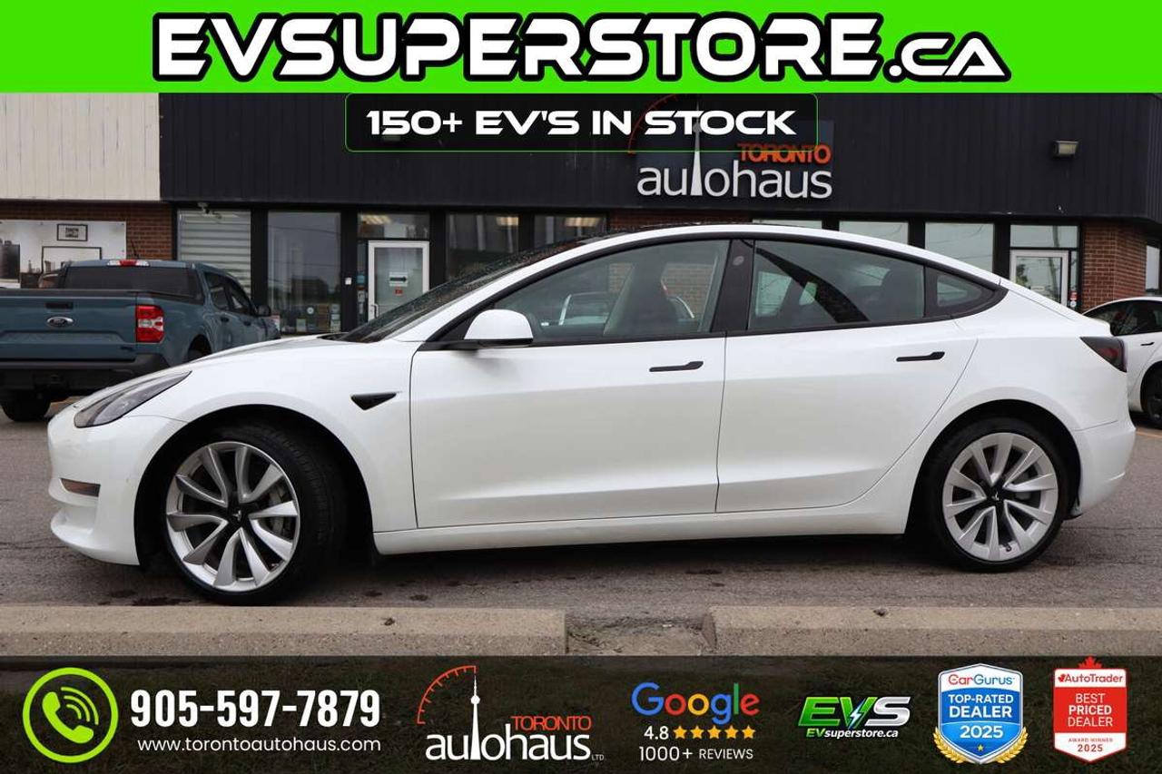 2022 Tesla Model 3 LR AWD I 100+ EV's at EVSUPERSTORE.ca Photo