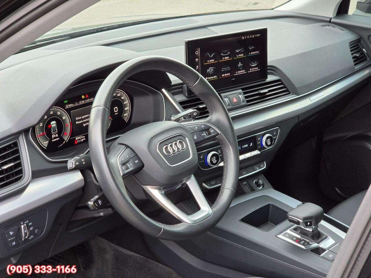 2023 Audi Q5 45 Progressiv Apple CarPlay & Android Auto • Power Sunroof • Leather Seating • Built-In Navigation System • Heated Front Photo