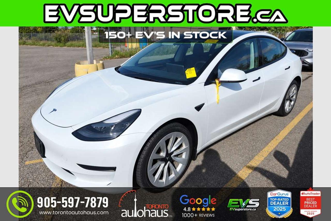 2022 Tesla Model 3 150+ EV's at EVSUPERSTORE.ca Photo1