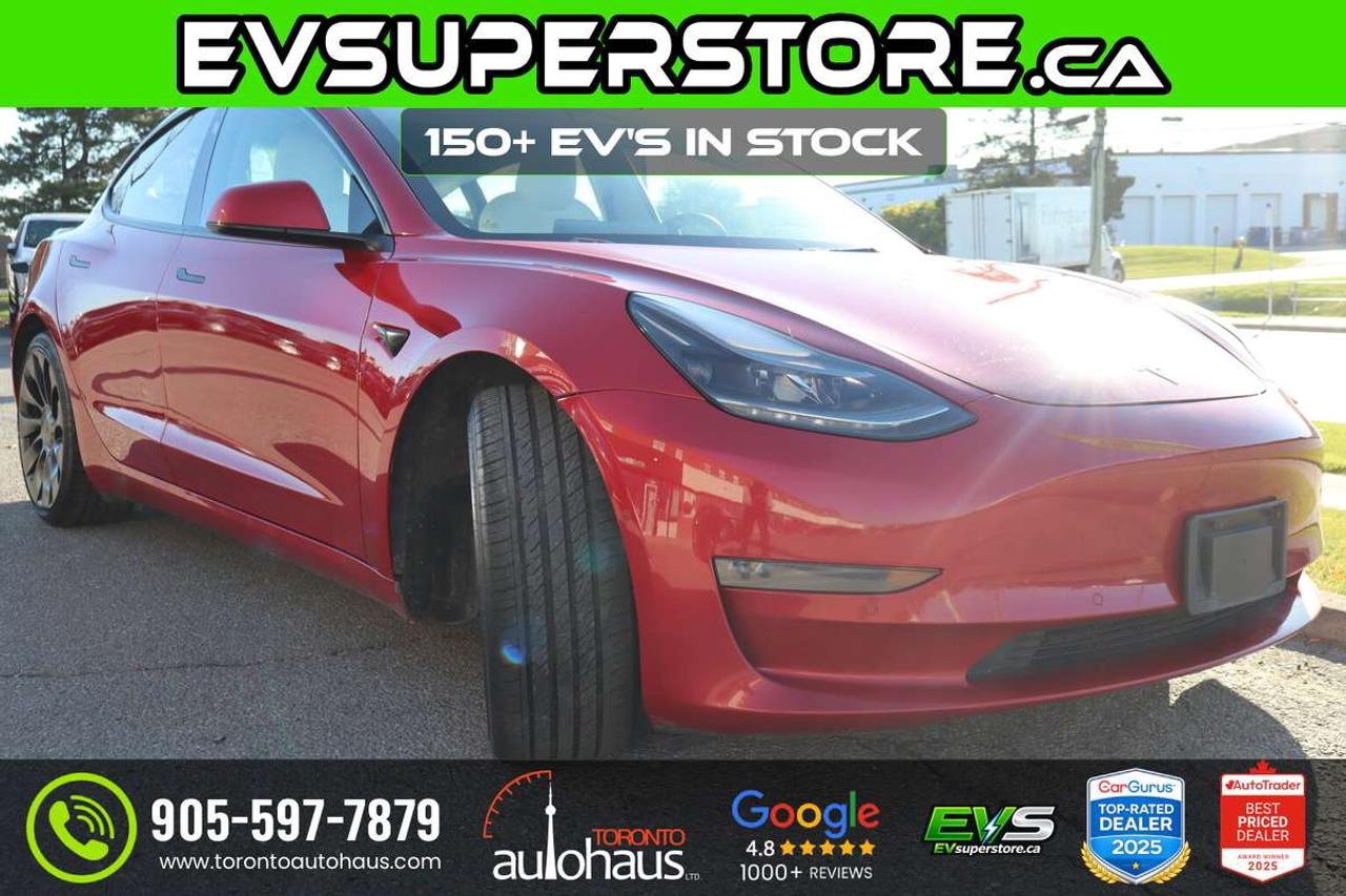 2021 Tesla Model 3 PERFORMANCE AT EVSUPERSTORE.CA Photo