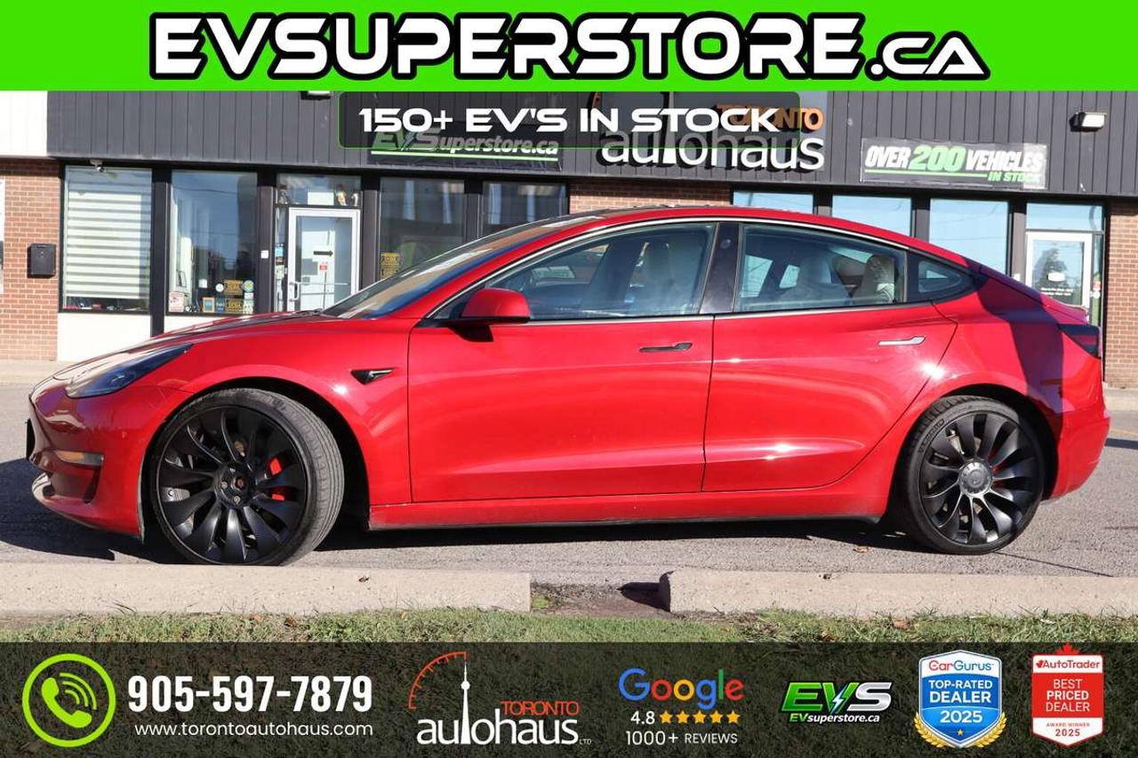 2021 Tesla Model 3 PERFORMANCE AT EVSUPERSTORE.CA Photo