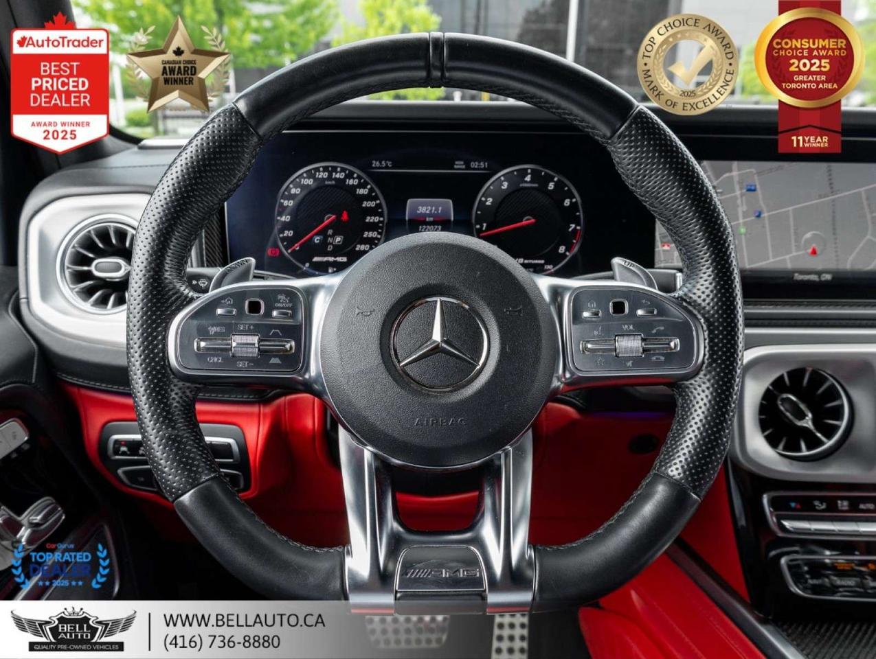 2021 Mercedes-Benz G-Class AMG G63   NIGHTPKG   CRBNFBRTRIM   BRMSTR   IWC WATCH   UPGRDRIMS   NOACCIDENT Photo