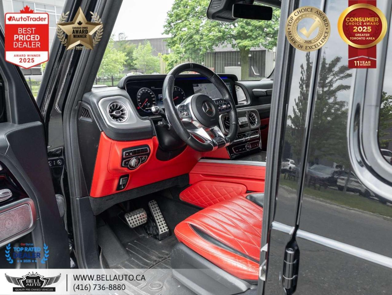 2021 Mercedes-Benz G-Class AMG G63   NIGHTPKG   CRBNFBRTRIM   BRMSTR   IWC WATCH   UPGRDRIMS   NOACCIDENT Photo