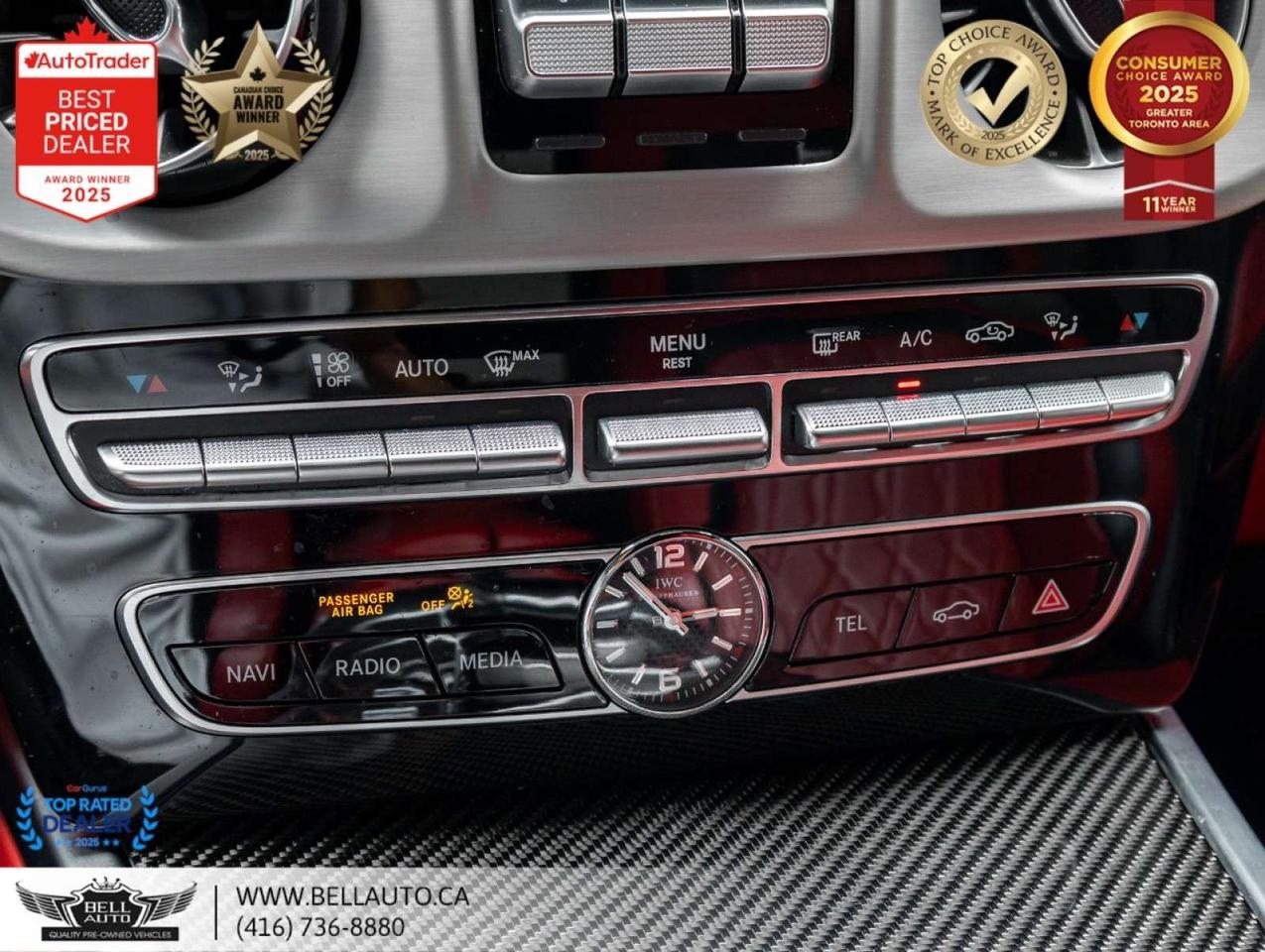 2021 Mercedes-Benz G-Class AMG G63   NIGHTPKG   CRBNFBRTRIM   BRMSTR   IWC WATCH   UPGRDRIMS   NOACCIDENT Photo