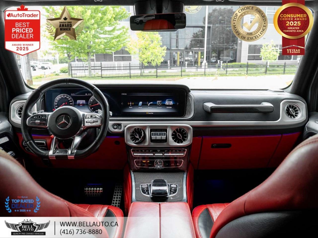 2021 Mercedes-Benz G-Class AMG G63   NIGHTPKG   CRBNFBRTRIM   BRMSTR   IWC WATCH   UPGRDRIMS   NOACCIDENT Photo
