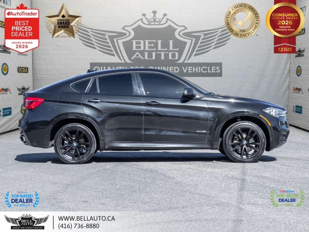 2016 BMW X6 xDrive35i   M-SPRT   NAVI   B.CAM   SUNROOF   HARMAN   LOWKMS   NOACCIDENT Photo
