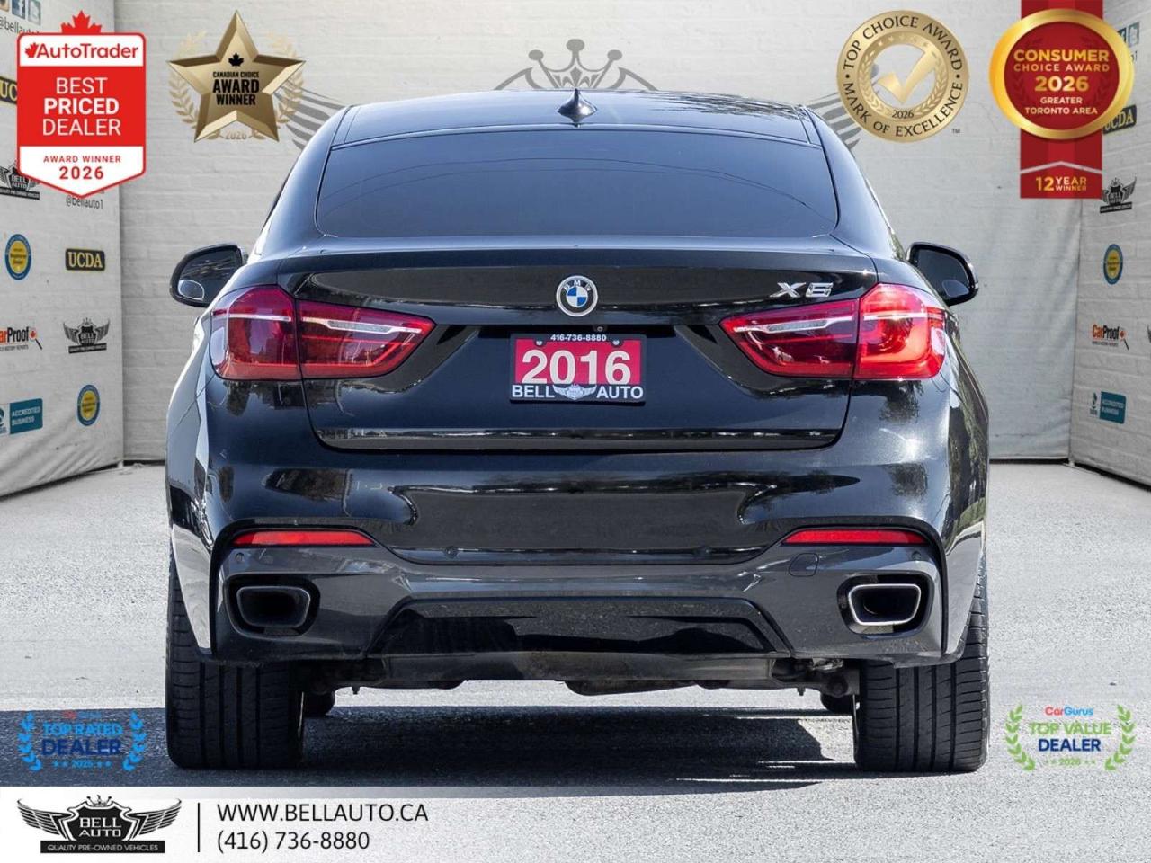 2016 BMW X6 xDrive35i   M-SPRT   NAVI   B.CAM   SUNROOF   HARMAN   LOWKMS   NOACCIDENT Photo