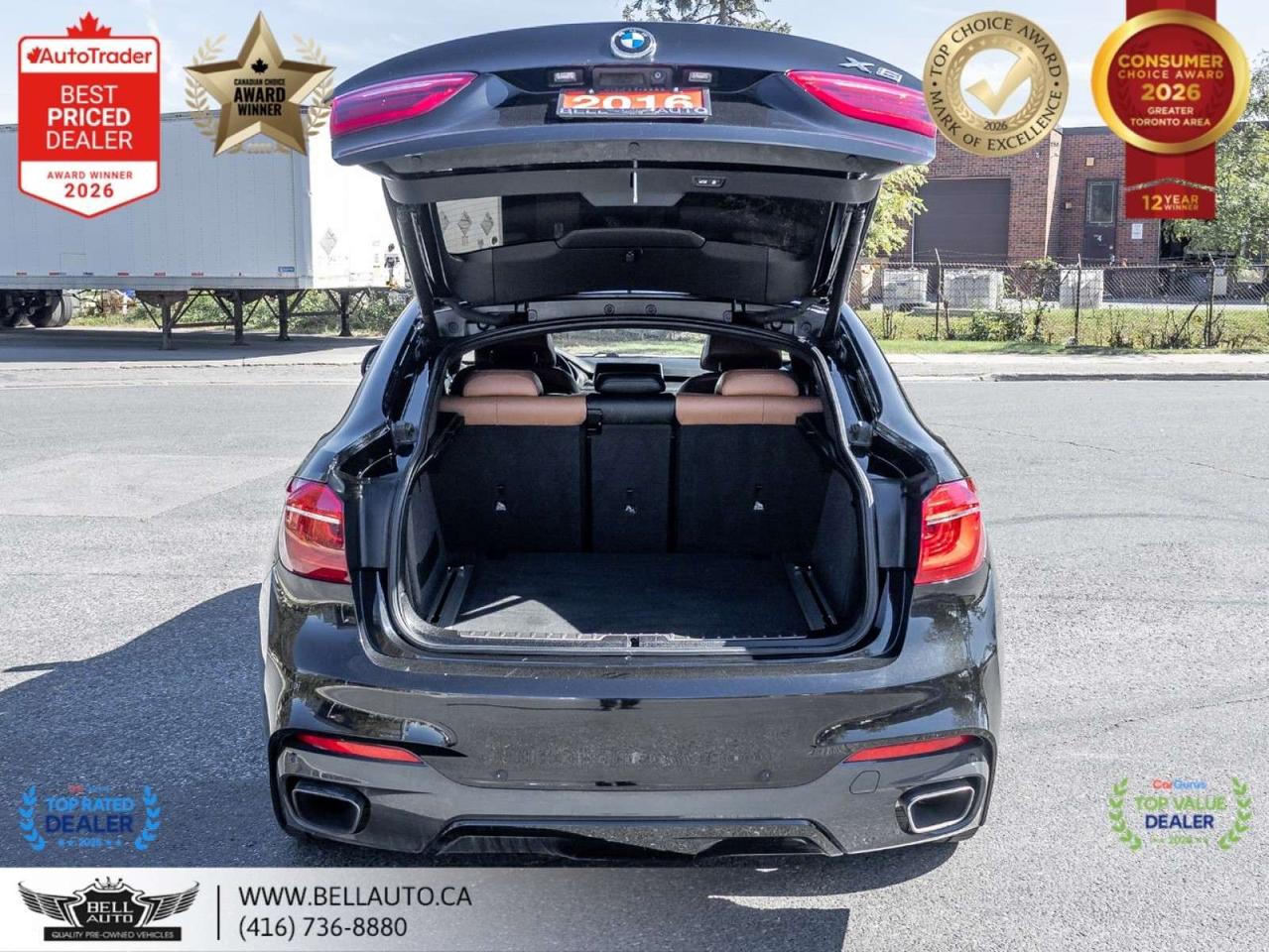 2016 BMW X6 xDrive35i   M-SPRT   NAVI   B.CAM   SUNROOF   HARMAN   LOWKMS   NOACCIDENT Photo