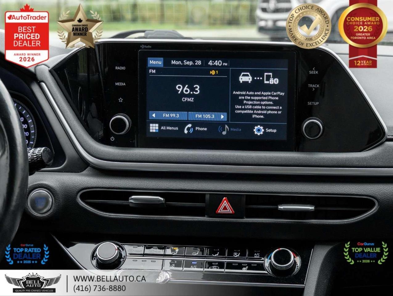 2020 Hyundai Sonata Preferred   B.CAM   DRIVEMODS   SRVCRCRDS   NOACCIDENT Photo