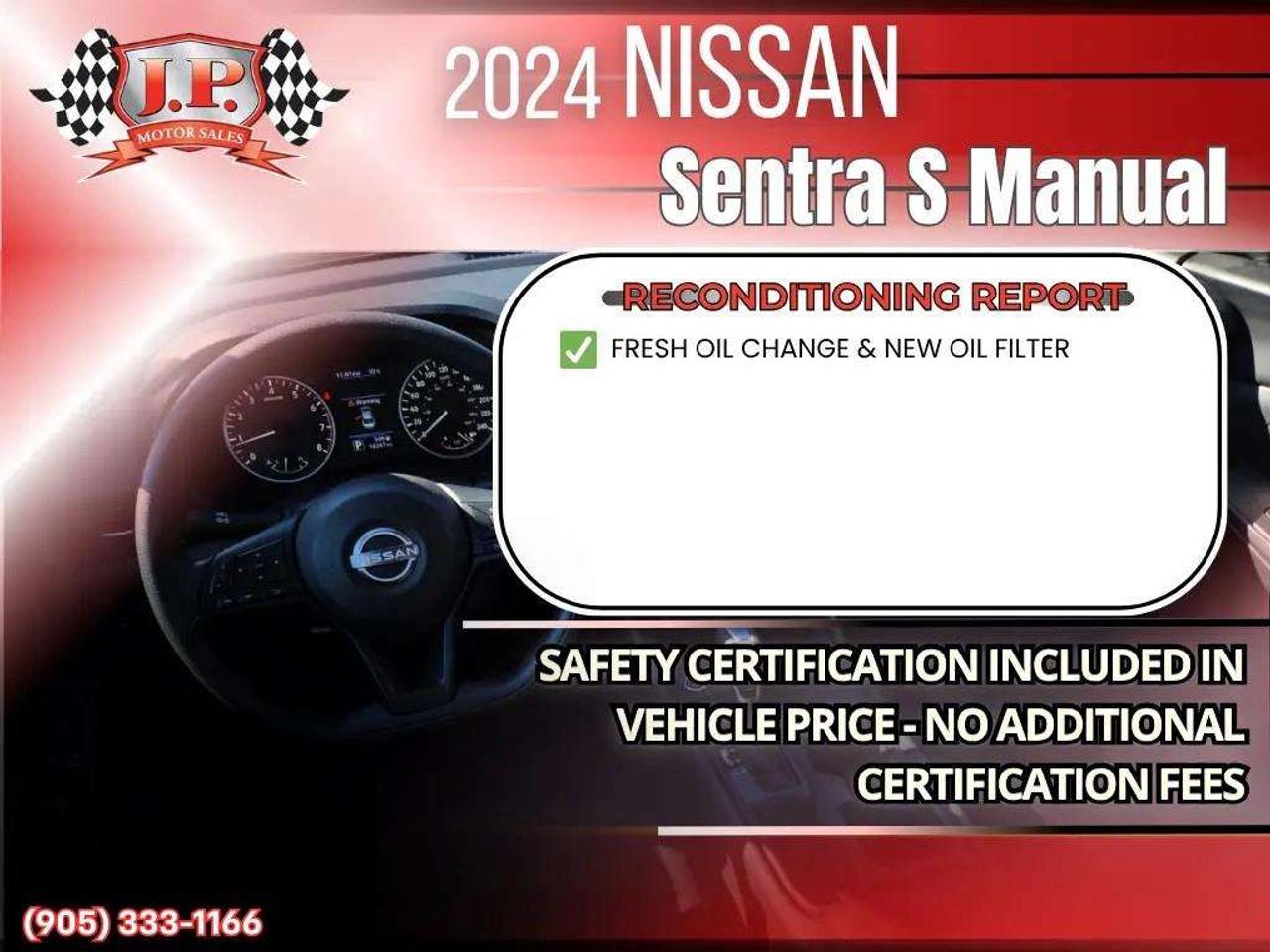 2024 Nissan Sentra S Apple CarPlay & Android Auto • Heated Front Seats • Lane Assist • Rear Parking Sensors • Keyless Entry Photo2