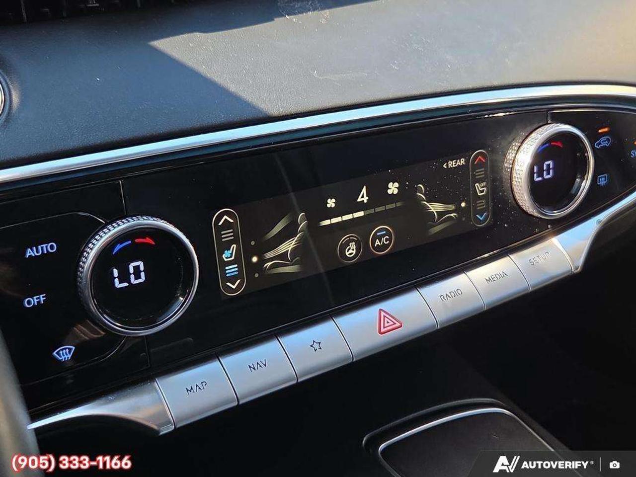 2022 Genesis GV70 2.5T Advanced Plus Apple CarPlay & Android Auto • Heads-Up Display • Power Sunroof • Leather Seating • Cooled Front Seats Photo