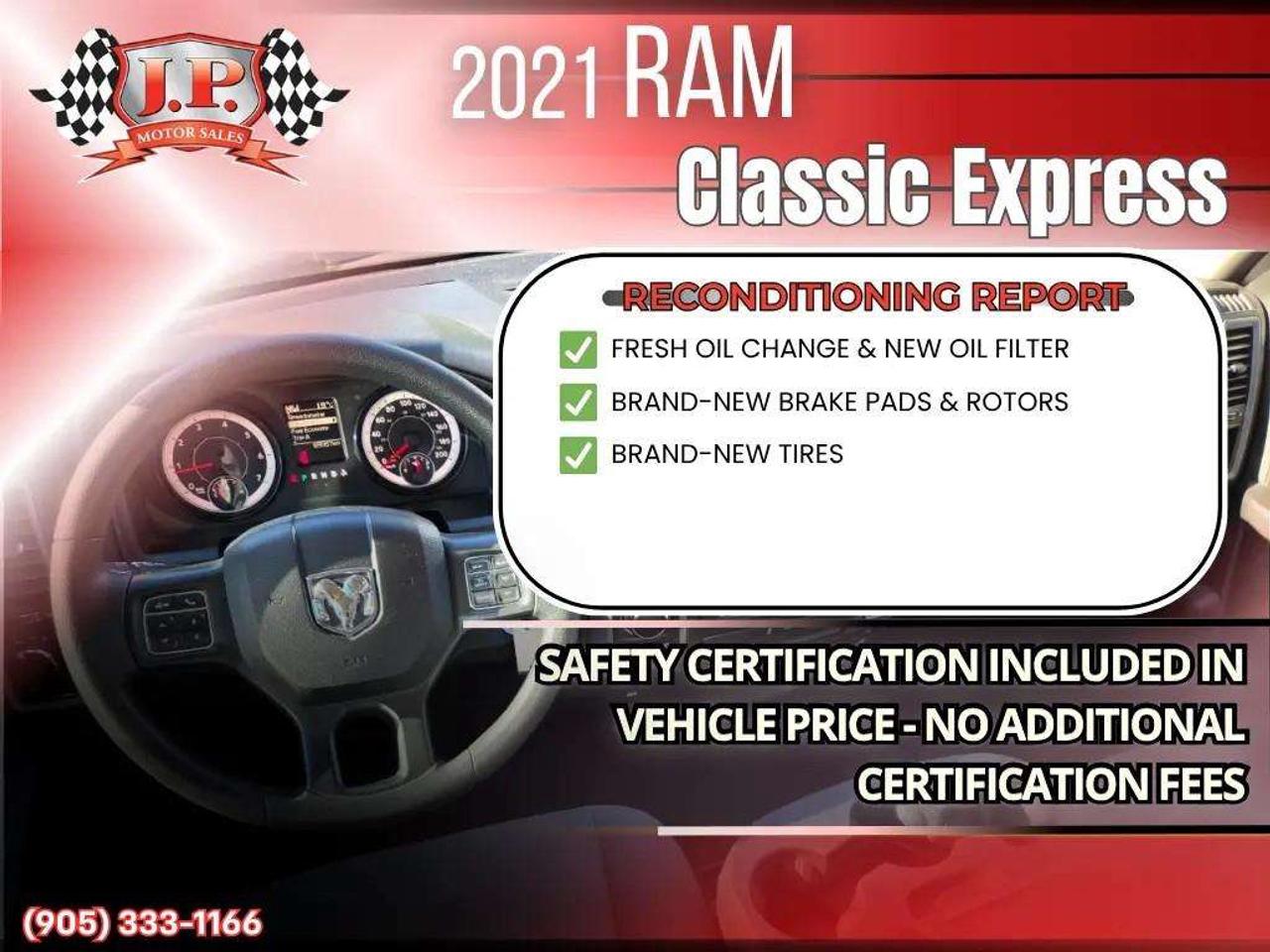 2021 RAM 1500 Tradesman Backup Camera • Bluetooth Connection • Cruise Control • Keyless Entry • Power Windows Photo