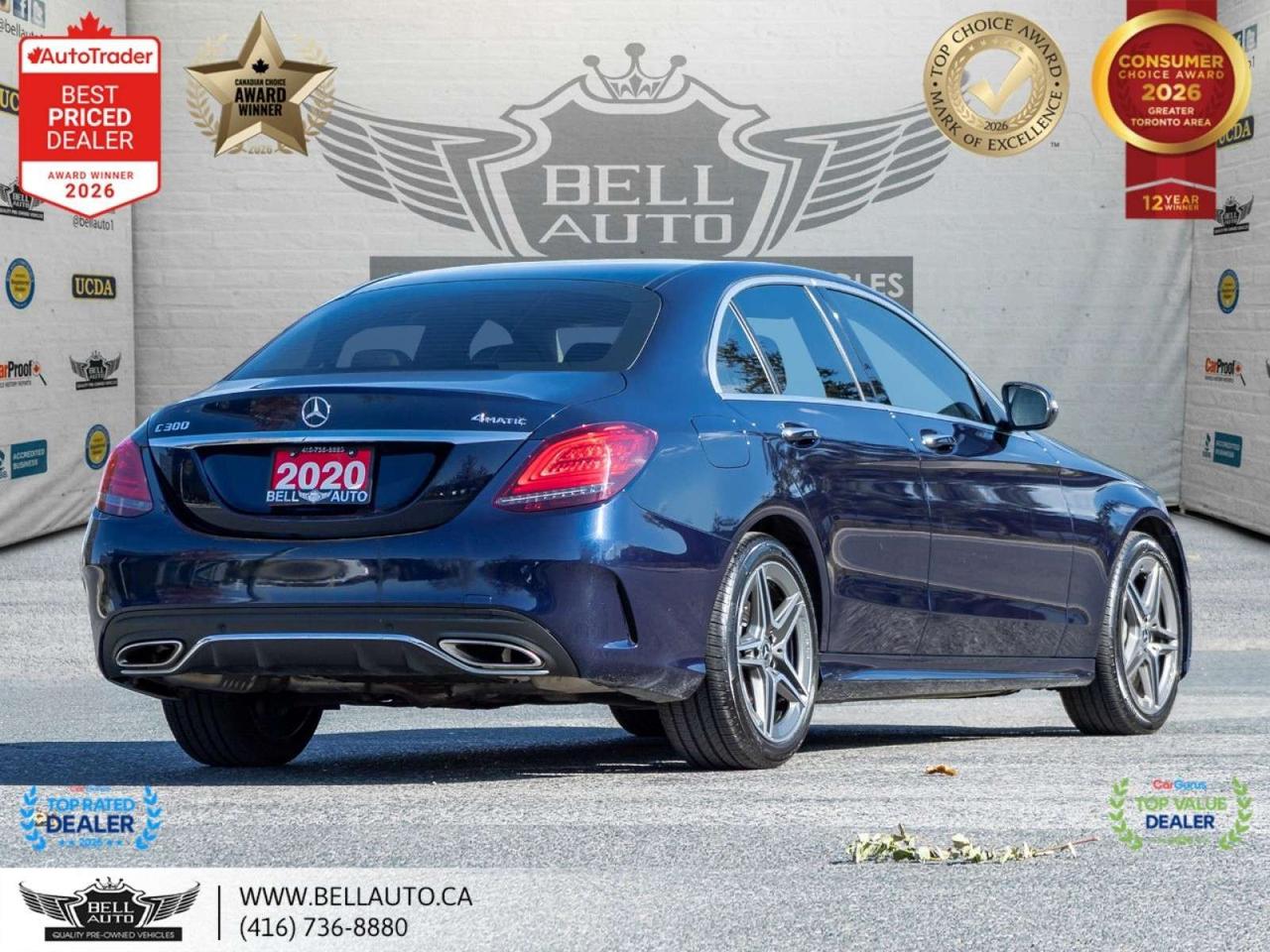 2020 Mercedes-Benz C-Class C300   AMGPKG   PRMPKG   NAVI   B.CAM   PANO   NOACCIDENT Photo
