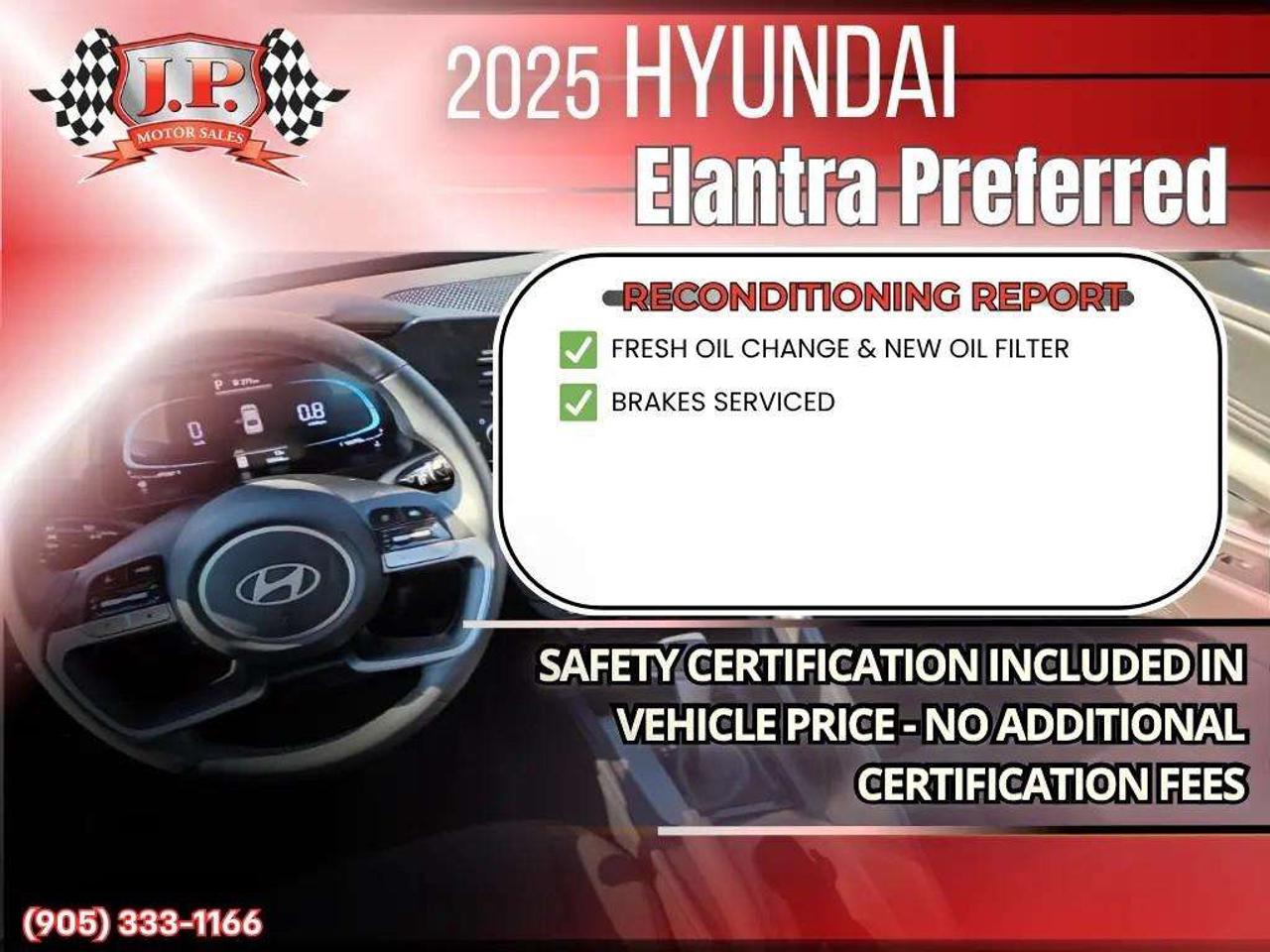 2025 Hyundai Elantra Preferred Apple CarPlay & Android Auto • Remote Start System • Heated Front Seats • Lane Assist • Keyless Entry Photo2