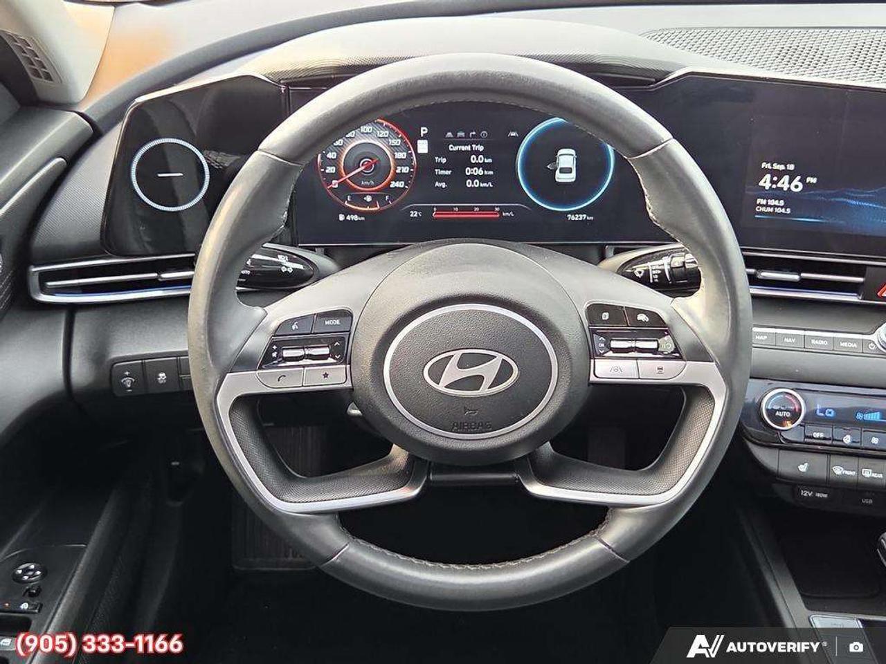 2024 Hyundai Elantra Apple CarPlay & Android Auto • Power Sunroof • Built-In Navigation System • Remote Start System • Heated Front Seats • La Photo